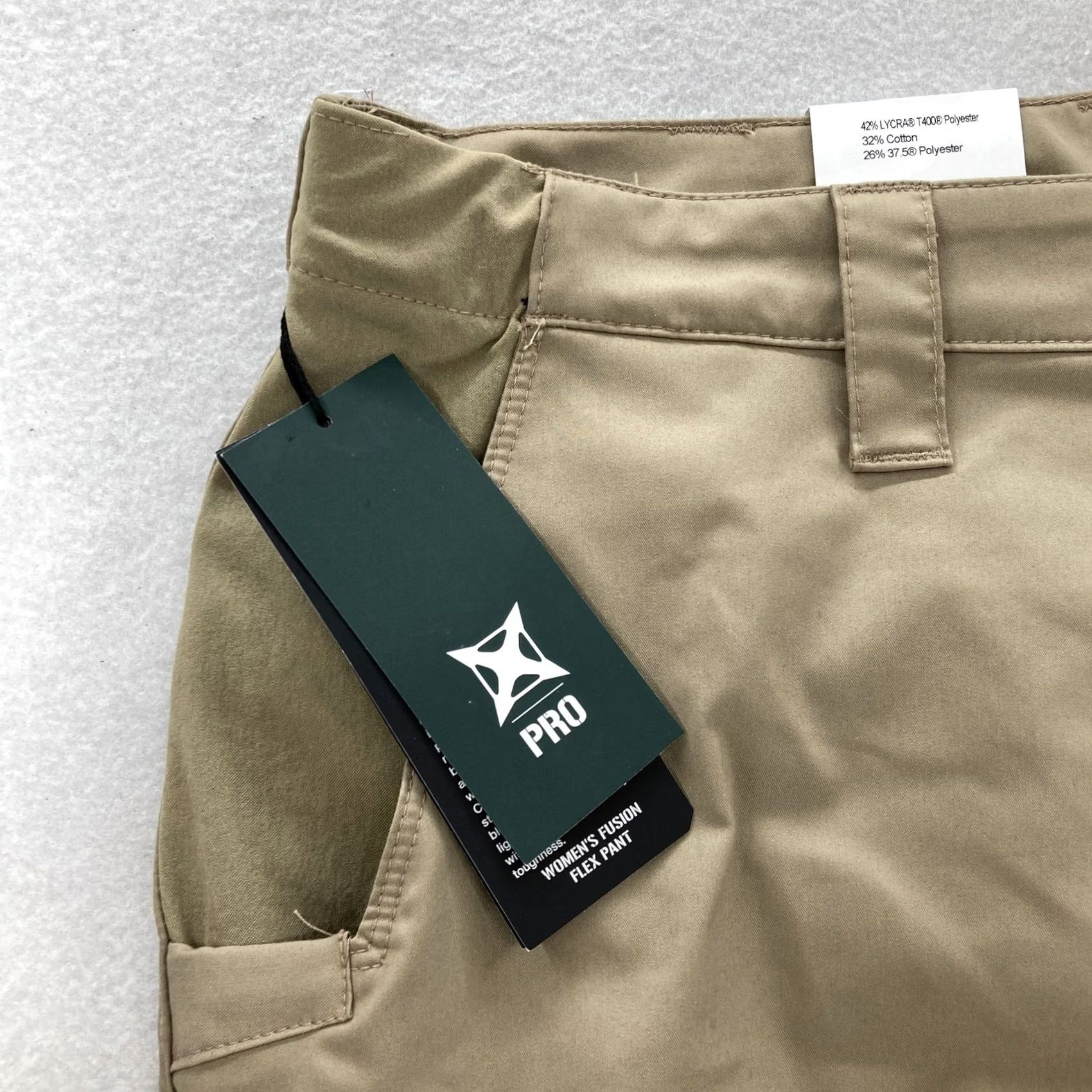Vintage Vertx Pro Fusion Flex Pants Womens 12/30 Desert Tan Tactical Cargo Workwear NWT Size 34" / US 12 / IT 48 - 3 Thumbnail