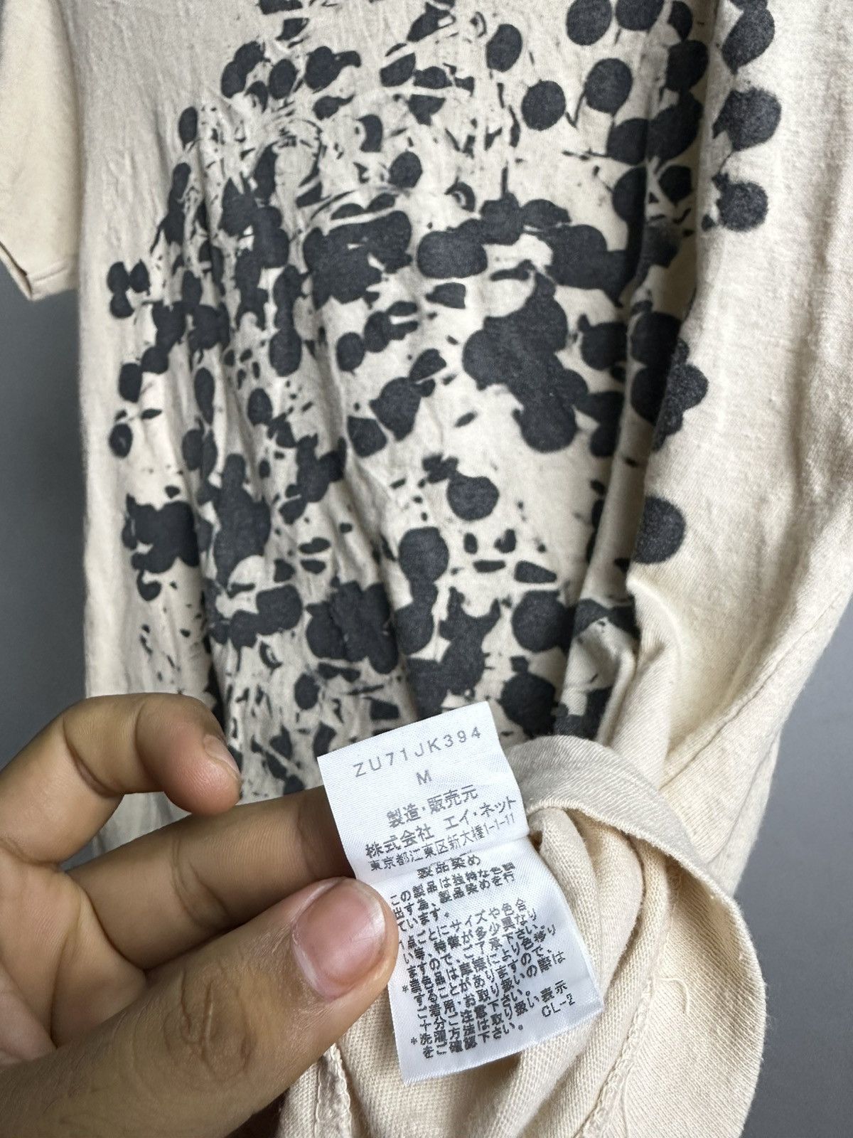 Japanese Brand × Zucca Zucca Tamieh Big Print Top Shirt Size M / US 6-8 / IT 42-44 - 7 Thumbnail
