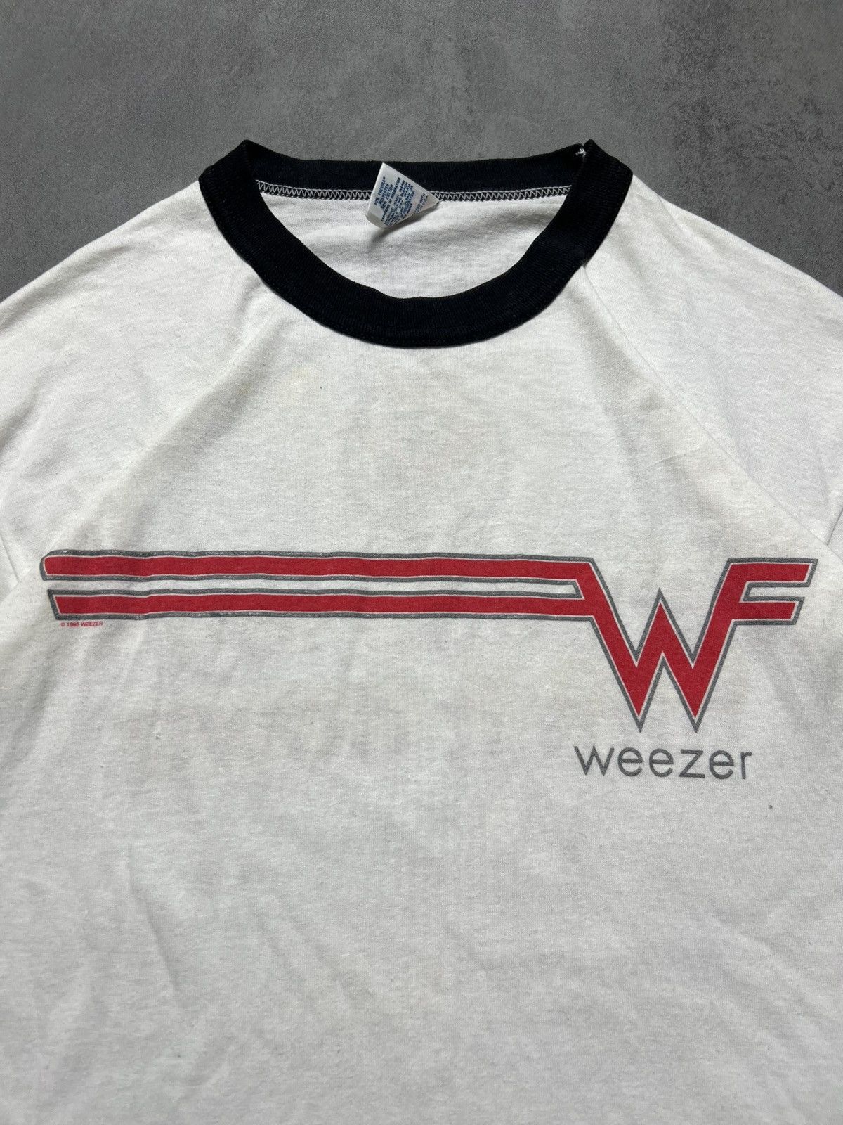 Band Tees Weezer Band 90s Ringer Tee Size US L / EU 52-54 / 3 - 2 Thumbnail