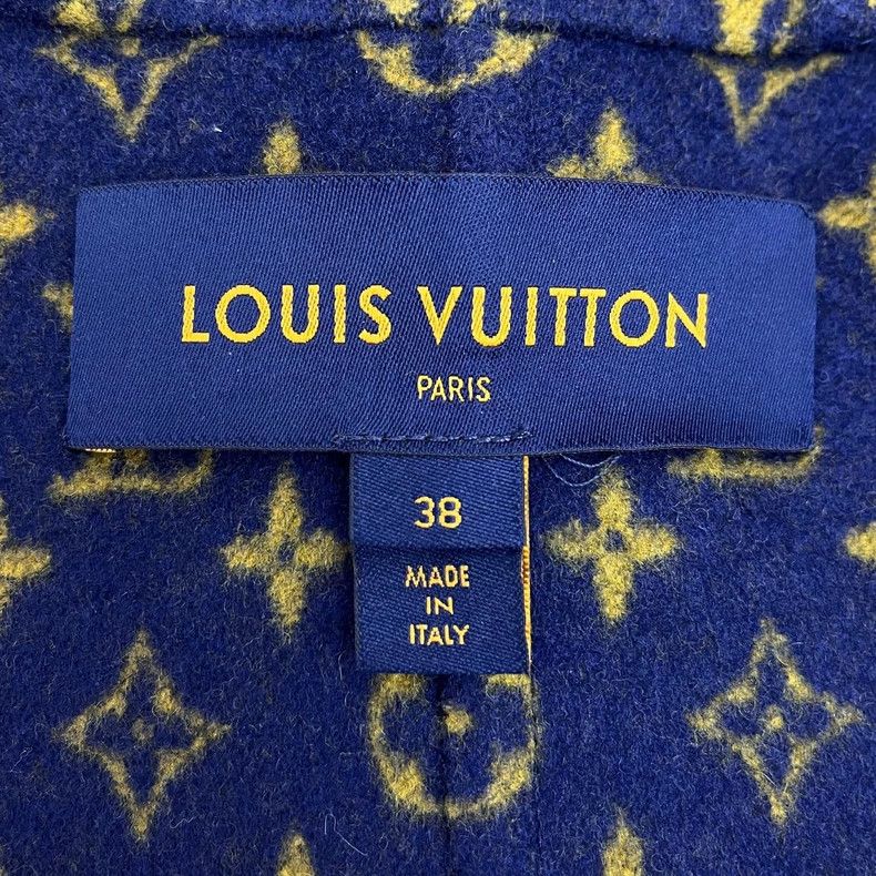 Louis Vuitton Louis Vuitton Dark blue classic leather label woolen mid-le Size XS / US 0-2 / IT 36-38 - 5 Thumbnail