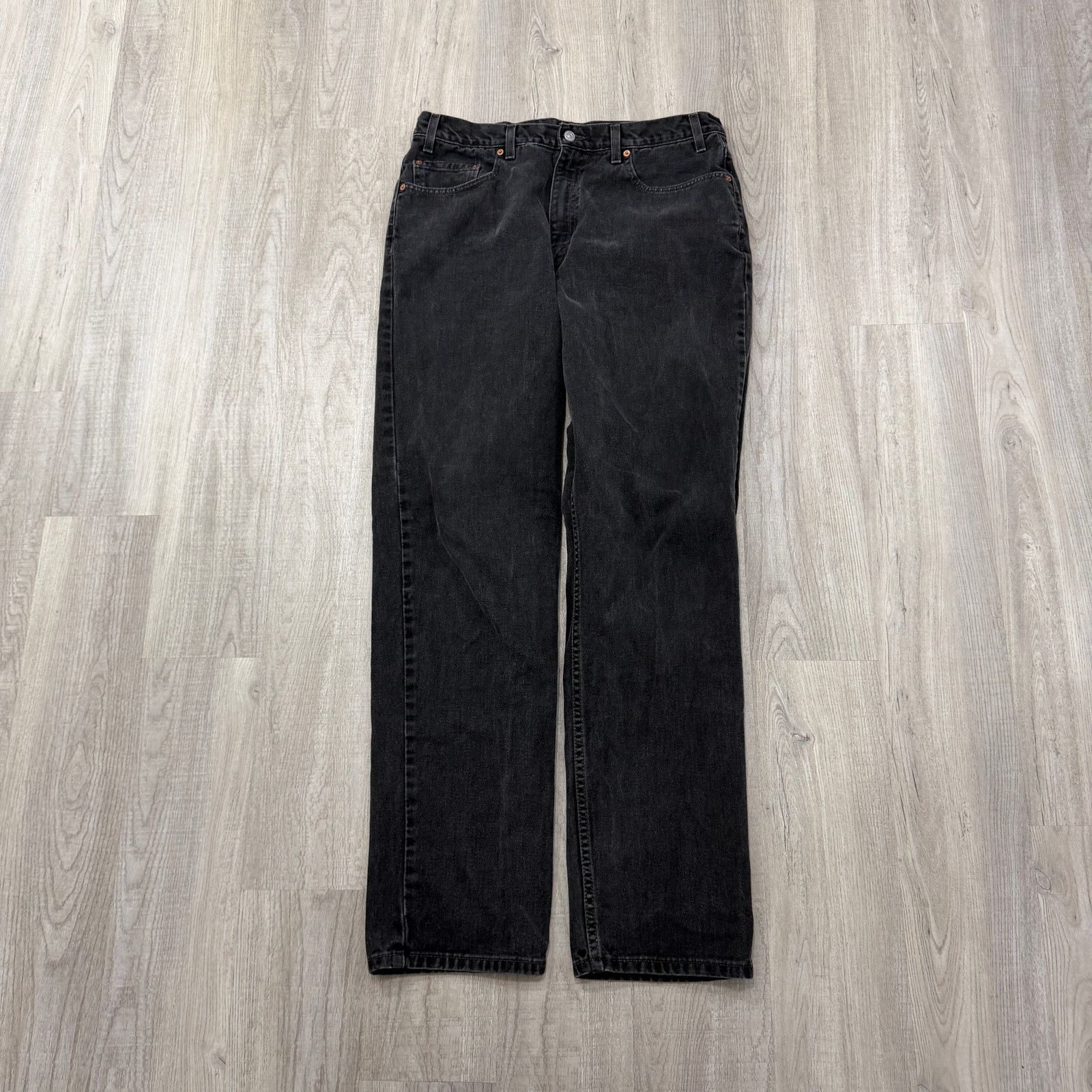 Levi's Vintage Levis 550 Jeans Men's 38x36 Black Relaxed Fit Denim Size US 38 / EU 54 - 2 Thumbnail