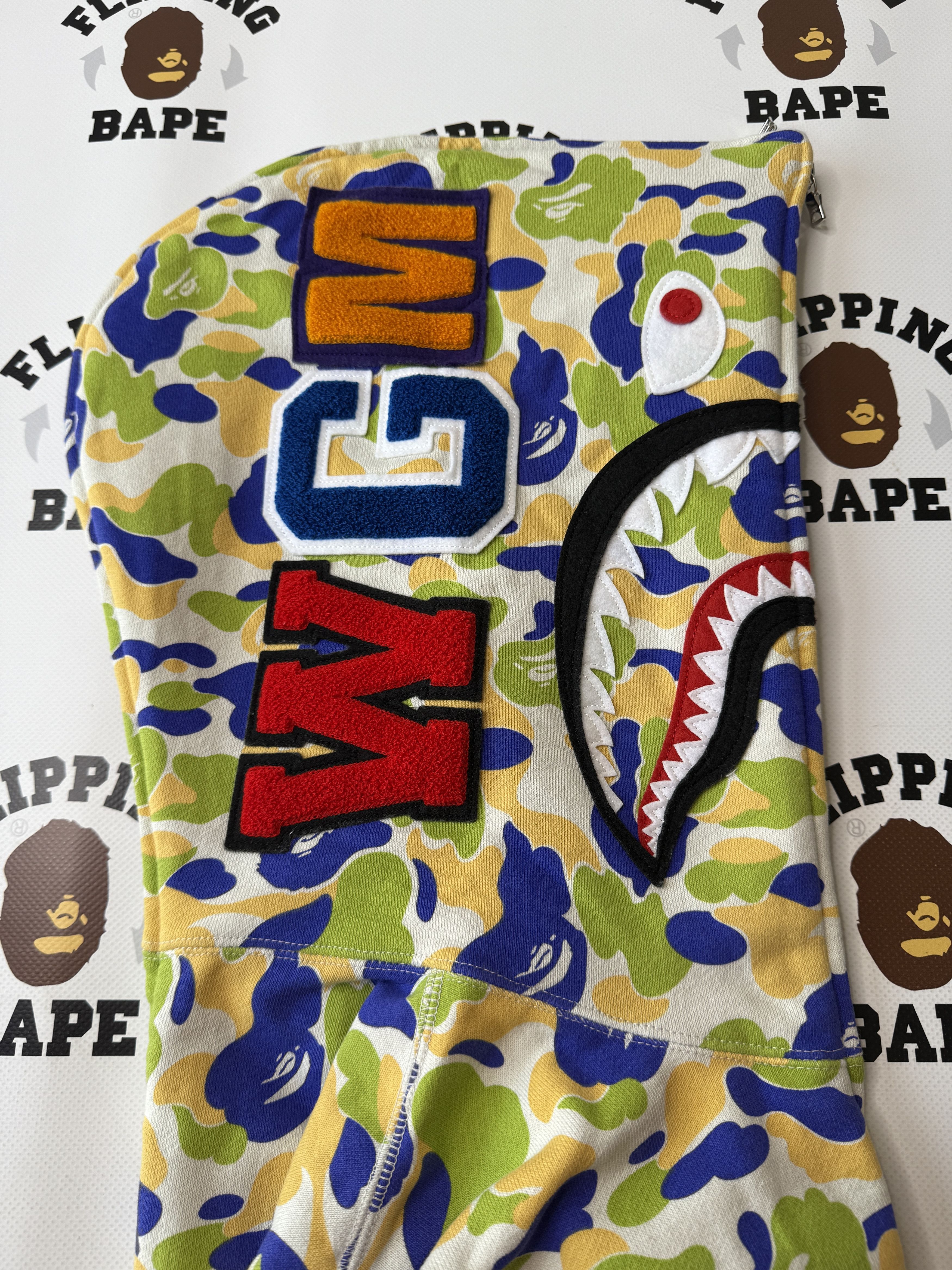Bape BAPE NEW JERSEY SHARK FULL ZIP HOODIE Size US S / EU 44-46 / 1 - 5 Thumbnail