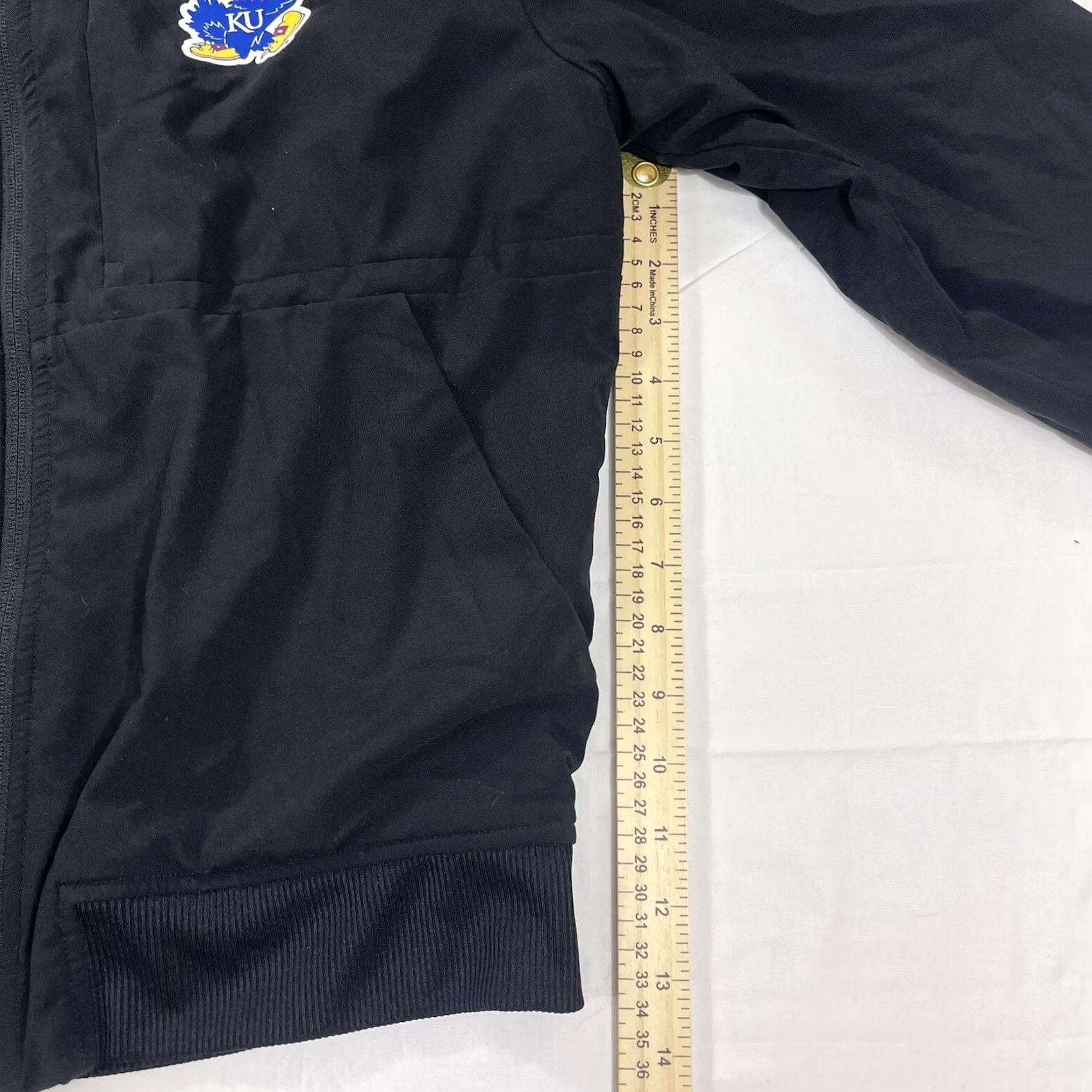 Adidas Adidas FK4034 Track Jacket Black M Men Stadium Bomber University KU Jayhawks FK4034 Size US M / EU 48-50 / 2 - 6 Thumbnail