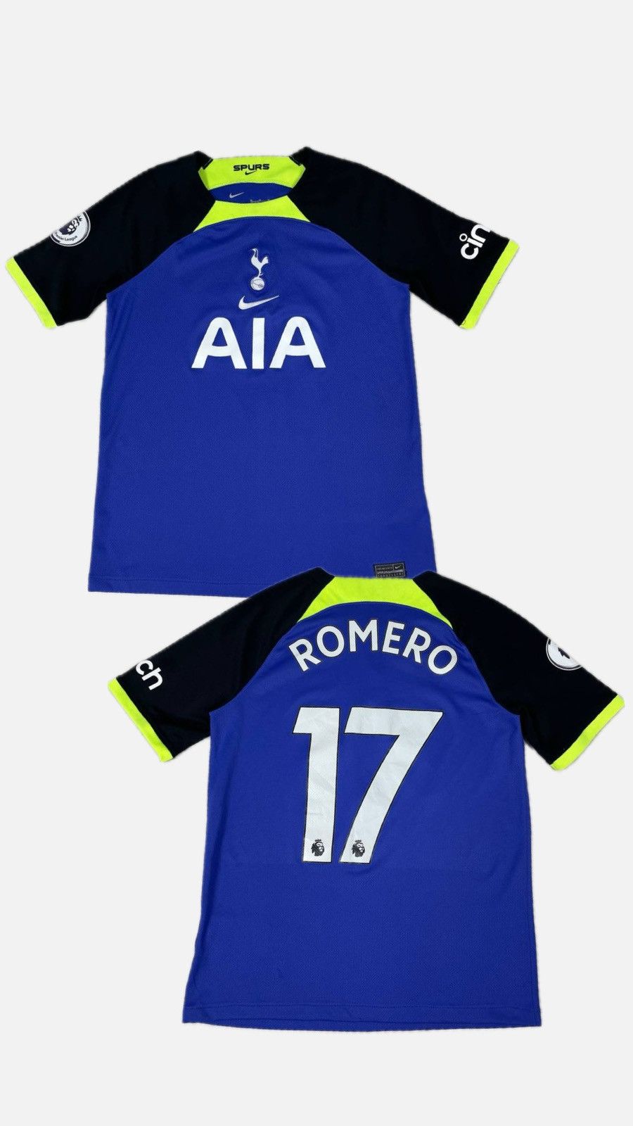 Nike Nike Tottenham Hotspur 2022 2023 Romeo #17 Away Shirt Jersey Size US S / EU 44-46 / 1 - 1 Thumbnail