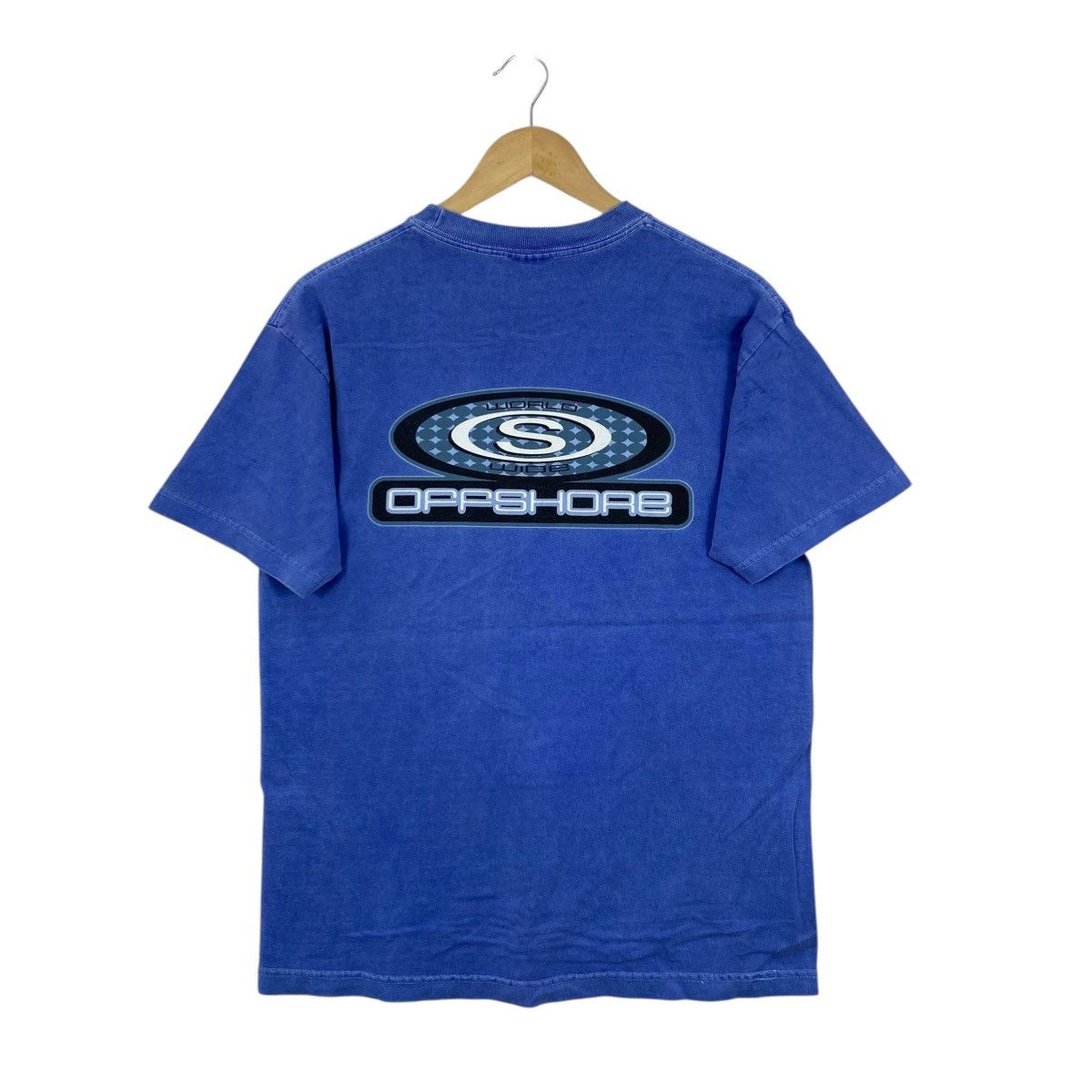 Vintage Vintage 90s Offshore Newport Beach Surf T-Shirt Blue Size M Size US M / EU 48-50 / 2 - 2 Thumbnail