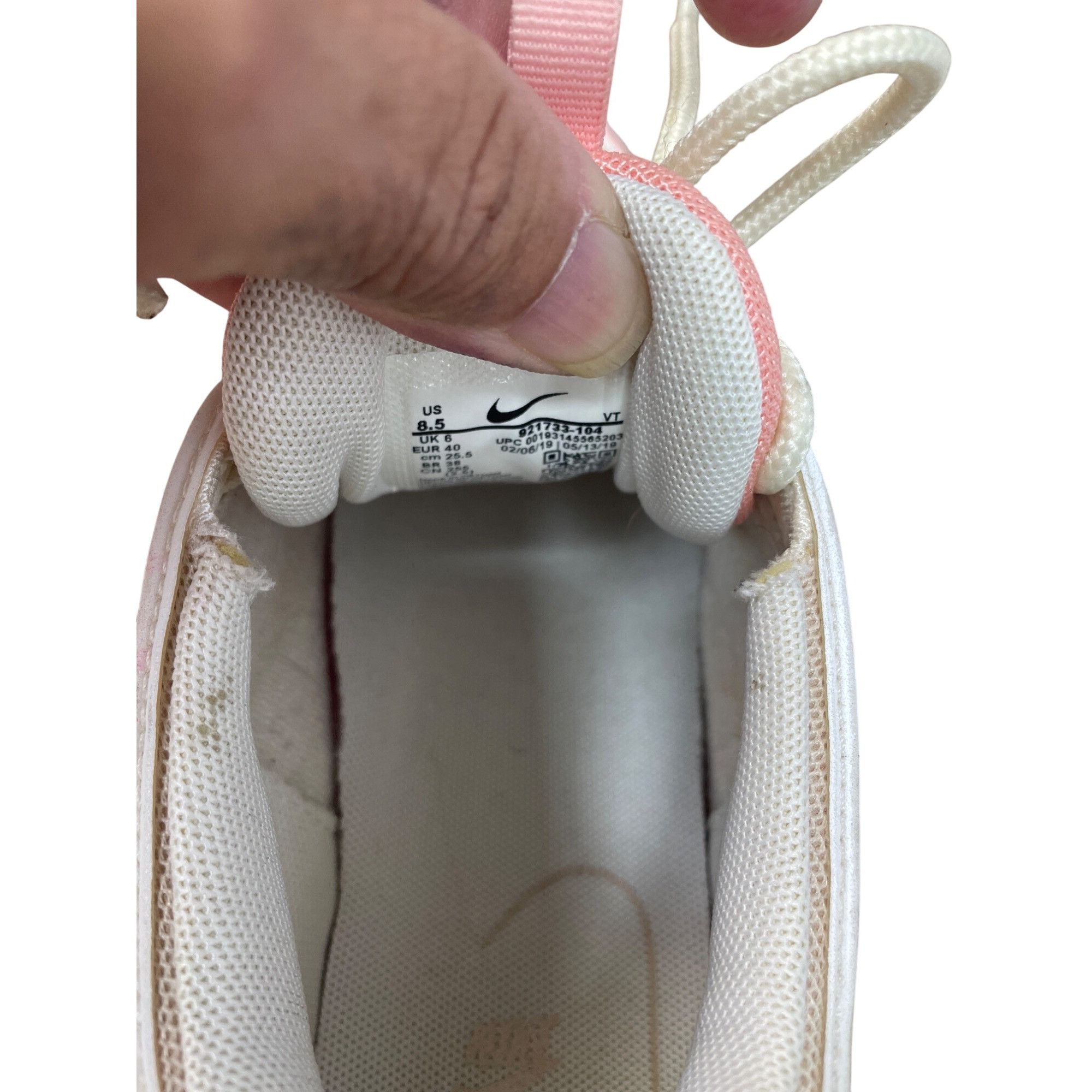 Nike Nike Air Max 97 Womens Summit White coral low top sneakers s Size US 8.5 / IT 38.5 - 8 Thumbnail