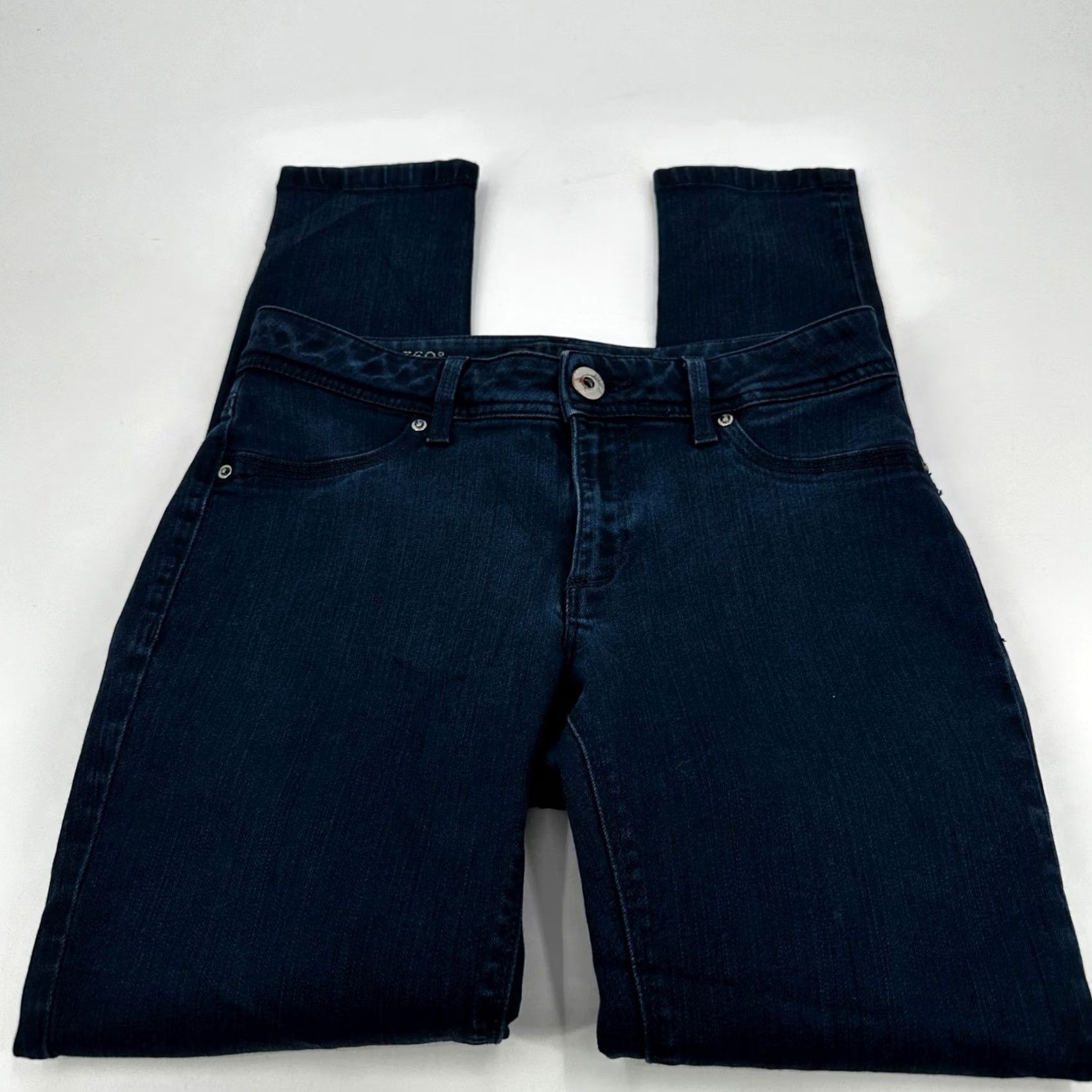 DL1961 VINTAGE DL1961 Emma Legging Jeans Womens 27 Dark Indigo 4-Way 360 Stretch Skinny Blue Size 27" / US 4 / IT 40 - 2 Thumbnail
