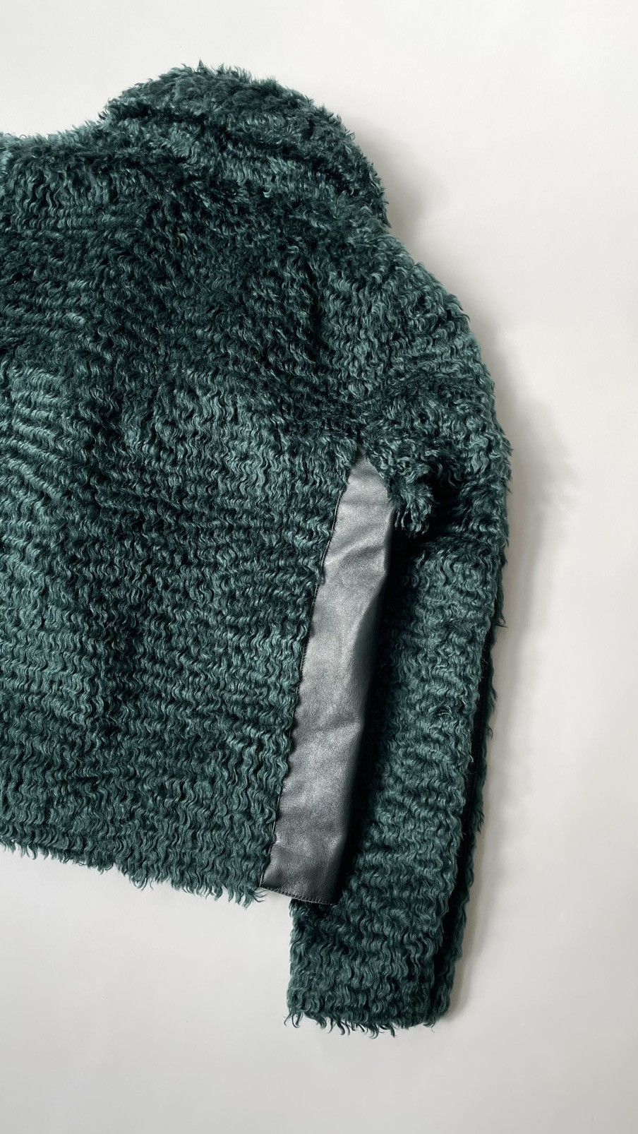 Maison Margiela A/W 13 Emerald Green Mohair Jacket Size S / US 4 / IT 40 - 16 Thumbnail