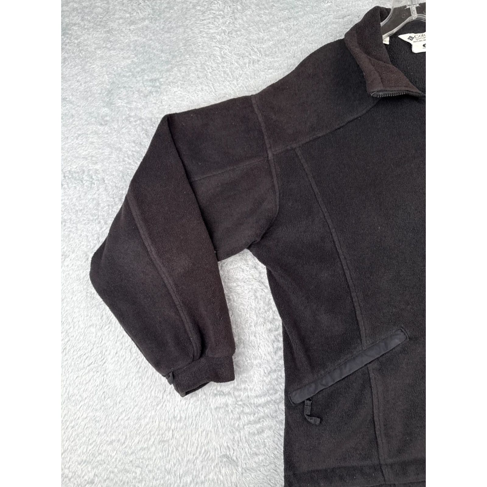 Vintage VINTAGE Columbia Jacket Womens L Black Full Zip Hoodie Fleece Polyester Size L / US 10 / IT 46 - 3 Thumbnail