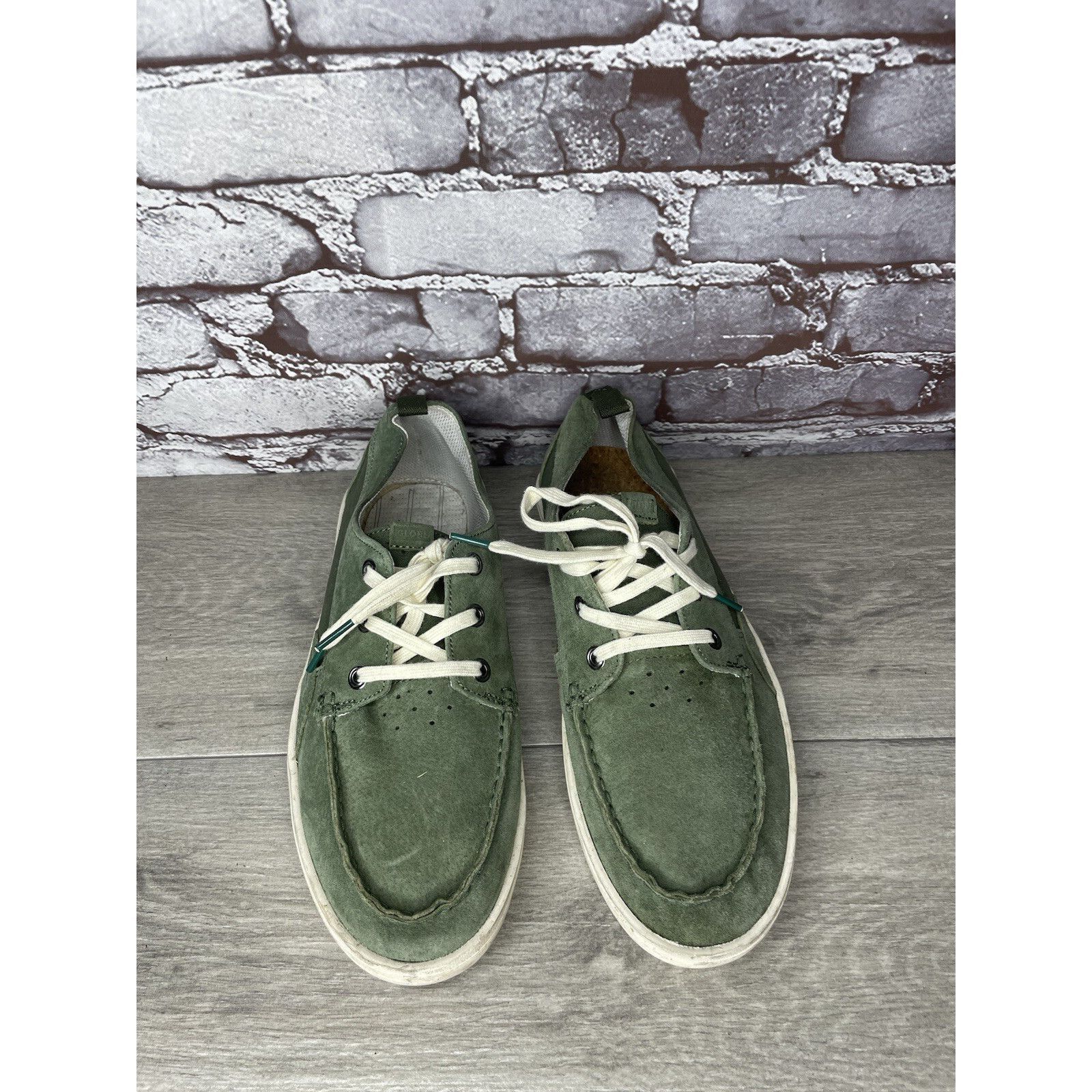 Globe Globe Green Suede Leather Casual Low Lace Sneakers Shoes Men Size US 9.5 / EU 42-43 - 12 Thumbnail