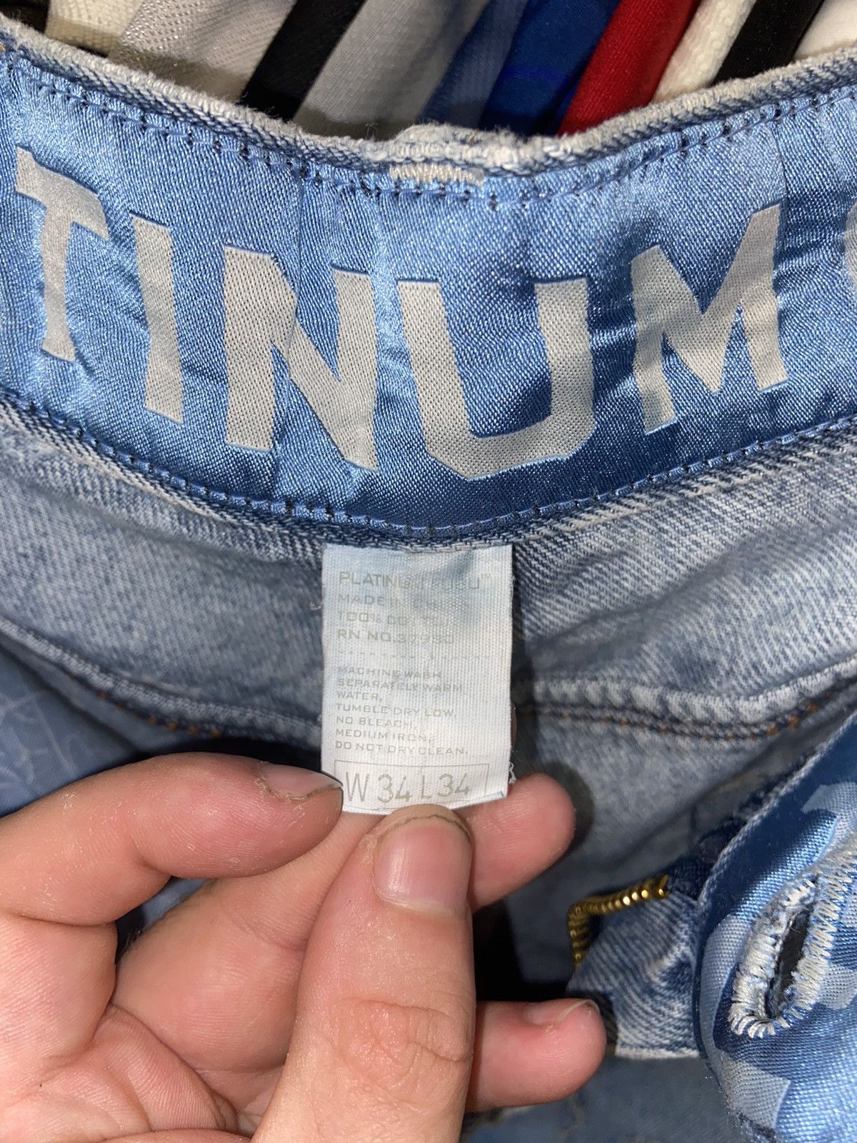 Fubu × Vintage RARE BAGGY FUBU PLATINUM 00s VINTAGE RAP AVANT GARDE PANTS Size US 34 / EU 50 - 10 Thumbnail