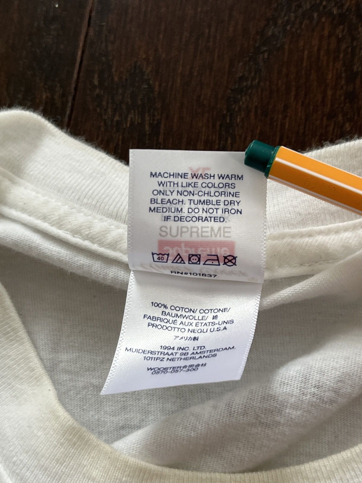 Supreme Supreme Undercover Tag Tee XL Size US XL / EU 56 / 4 - 8 Thumbnail