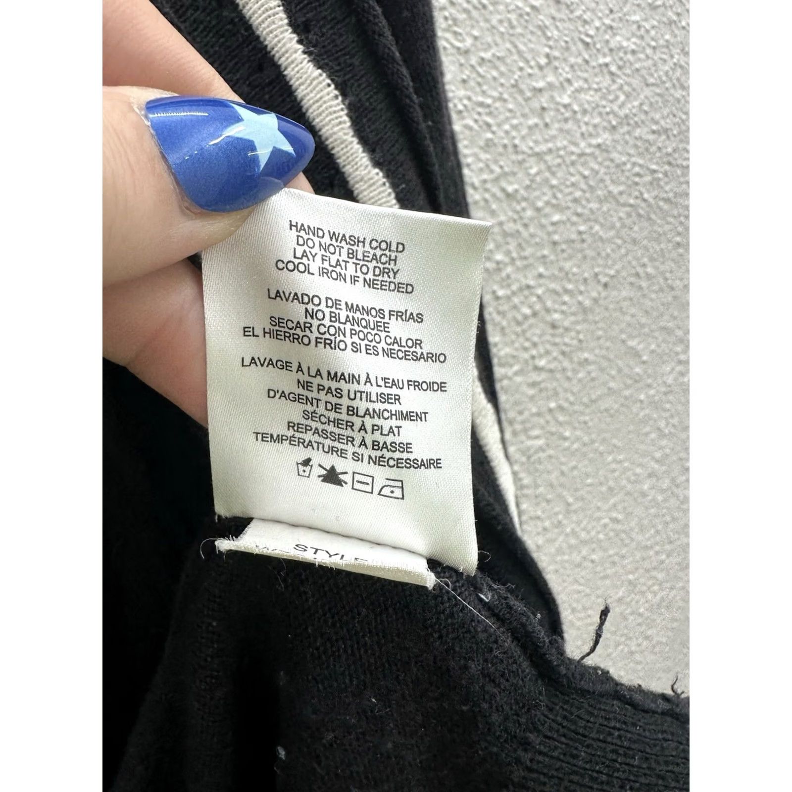Ellen Tracy Ellen Tracy Cardigian Womens Size XS Black White Strip Long Sleeve Open Front Size XS / US 0-2 / IT 36-38 - 6 Thumbnail