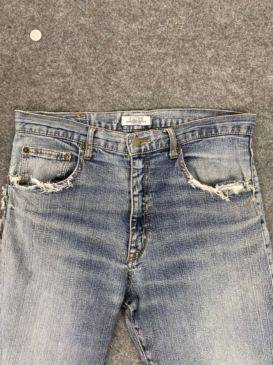 Hanes vintage hanes faded distressed denim Size US 32 / EU 48 - 9 Thumbnail