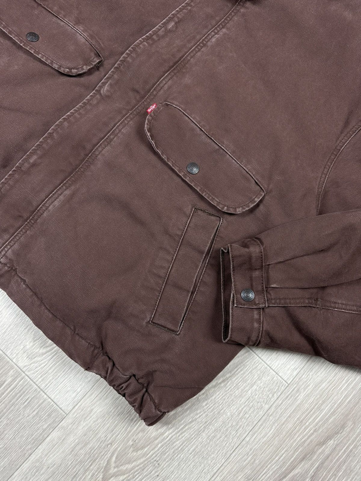 Levi's Levi’s Rancher Sherpa Trucker Brown Jacket Size XL Size US XL / EU 56 / 4 - 5 Thumbnail