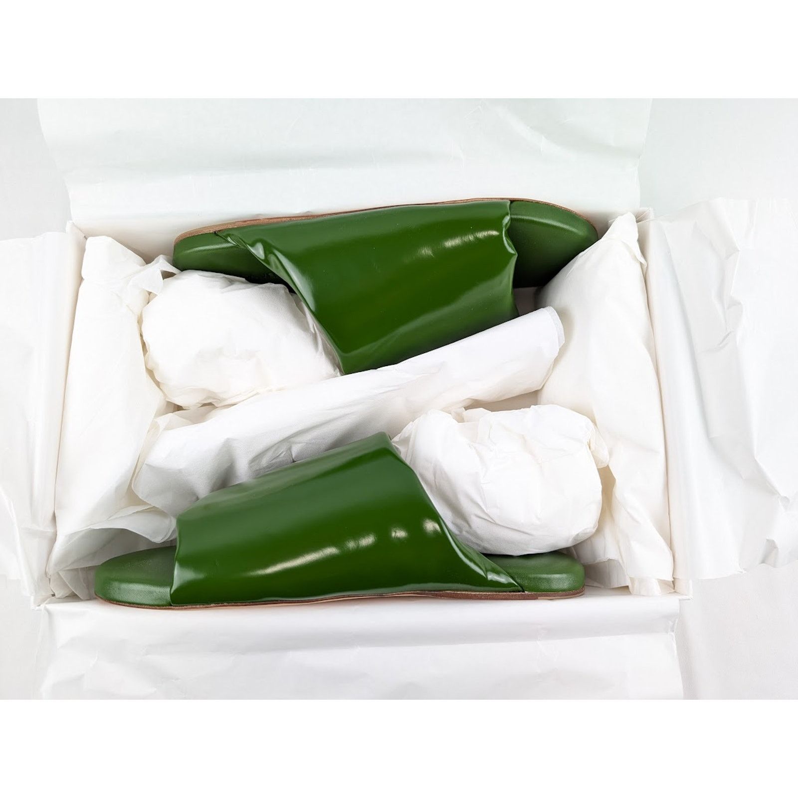 Bottega Veneta o1rshd1 Sandal Leather Latex in Jalapeno Size US 12 / EU 45 - 21 Thumbnail