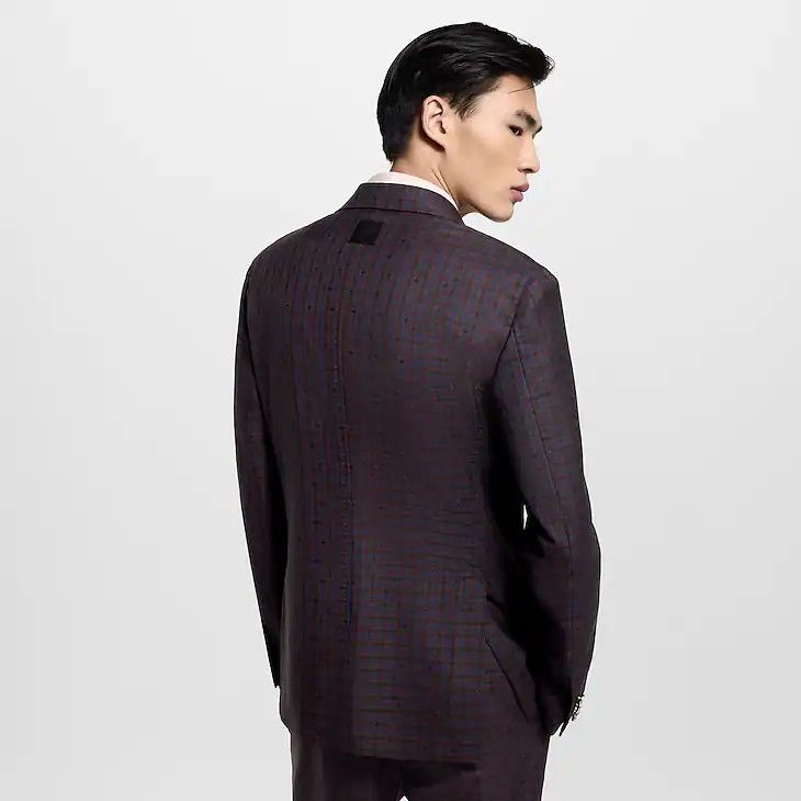 Louis Vuitton Napolitana Single-Breasted Jacket - 46 XS Size 46S - 7 Thumbnail