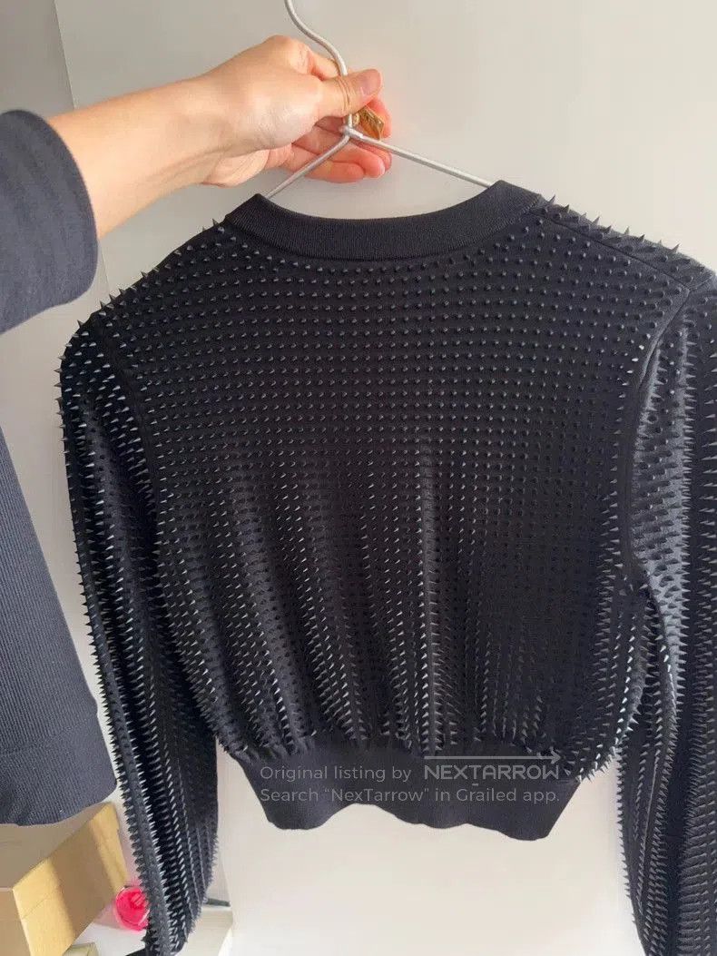 Alexander Wang Alexander Wang 3D Spiked Cardigan Top. Size US XS / EU 42 / 0 - 2 Thumbnail