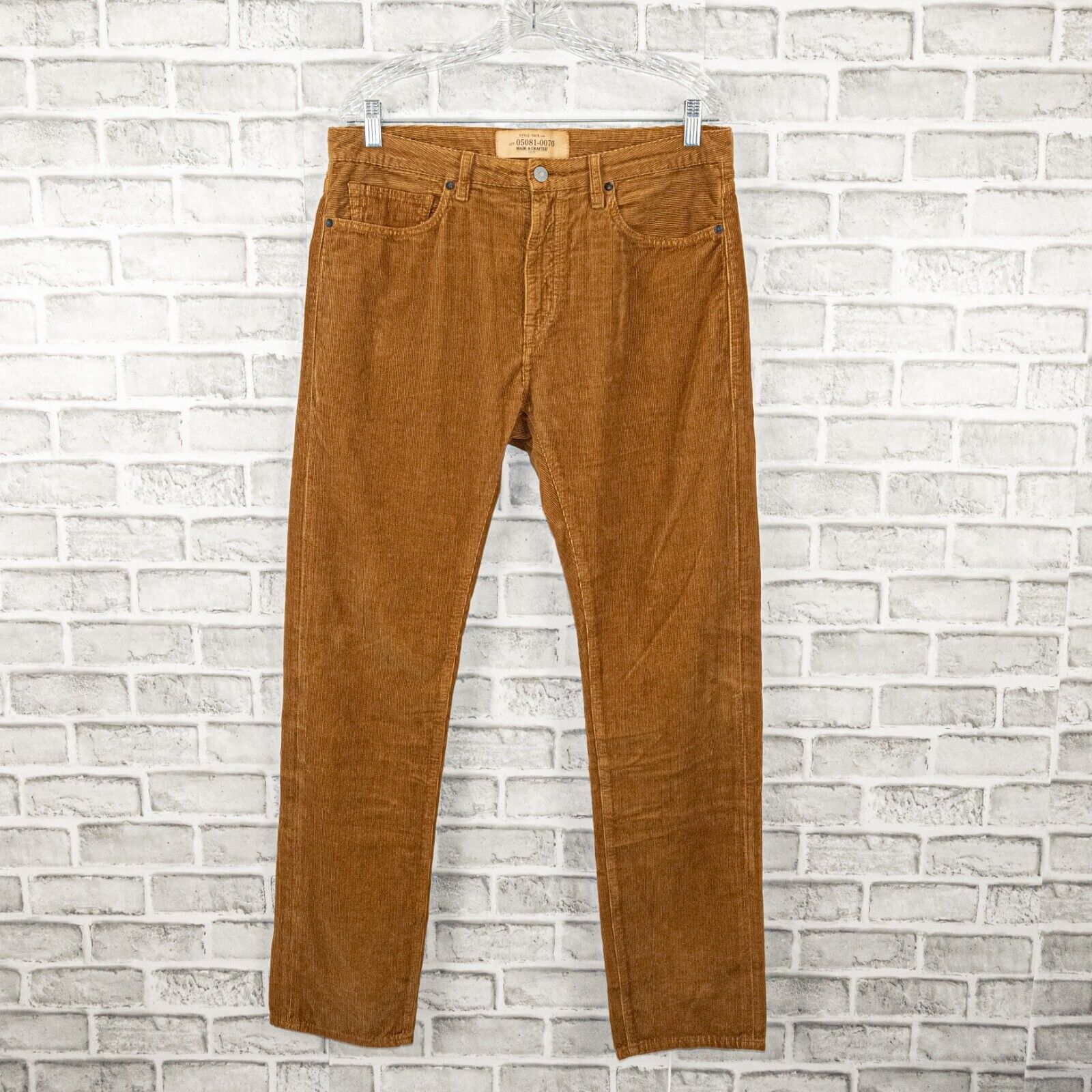 Levi's Levi's MADE & CRAFTED Tack Slim Corduroy Jean Pants Brown Size US 34 / EU 50 - 1 Thumbnail