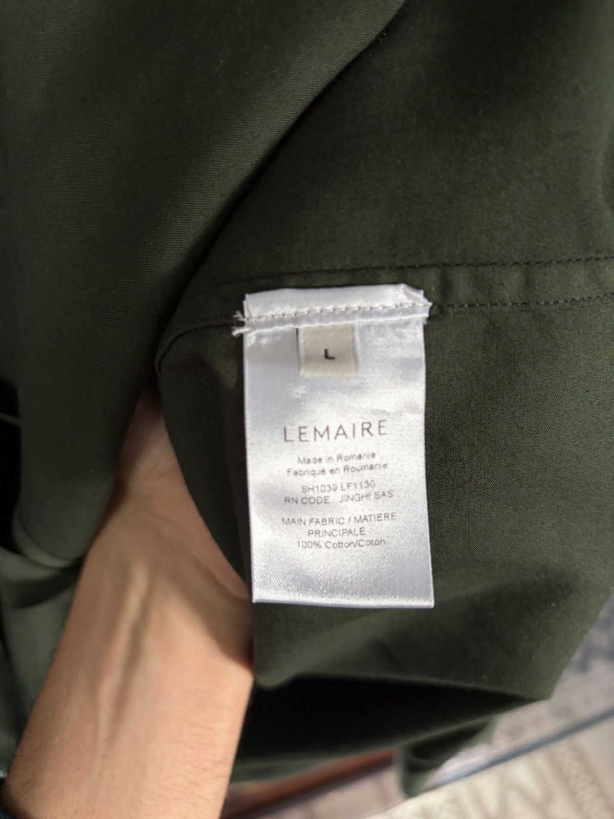 Lemaire Lemaire Relaxed Shirt Size US L / EU 52-54 / 3 - 5 Thumbnail