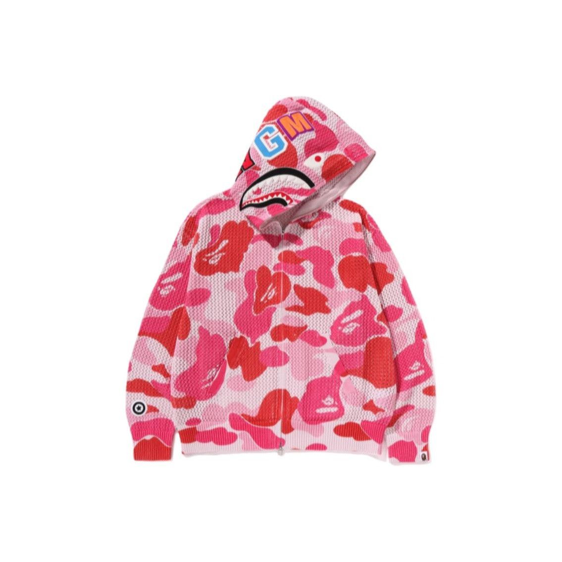 Bape A BATHING APE Pink ABC Camo Hoodie US S Size US S / EU 44-46 / 1 - 1 Thumbnail