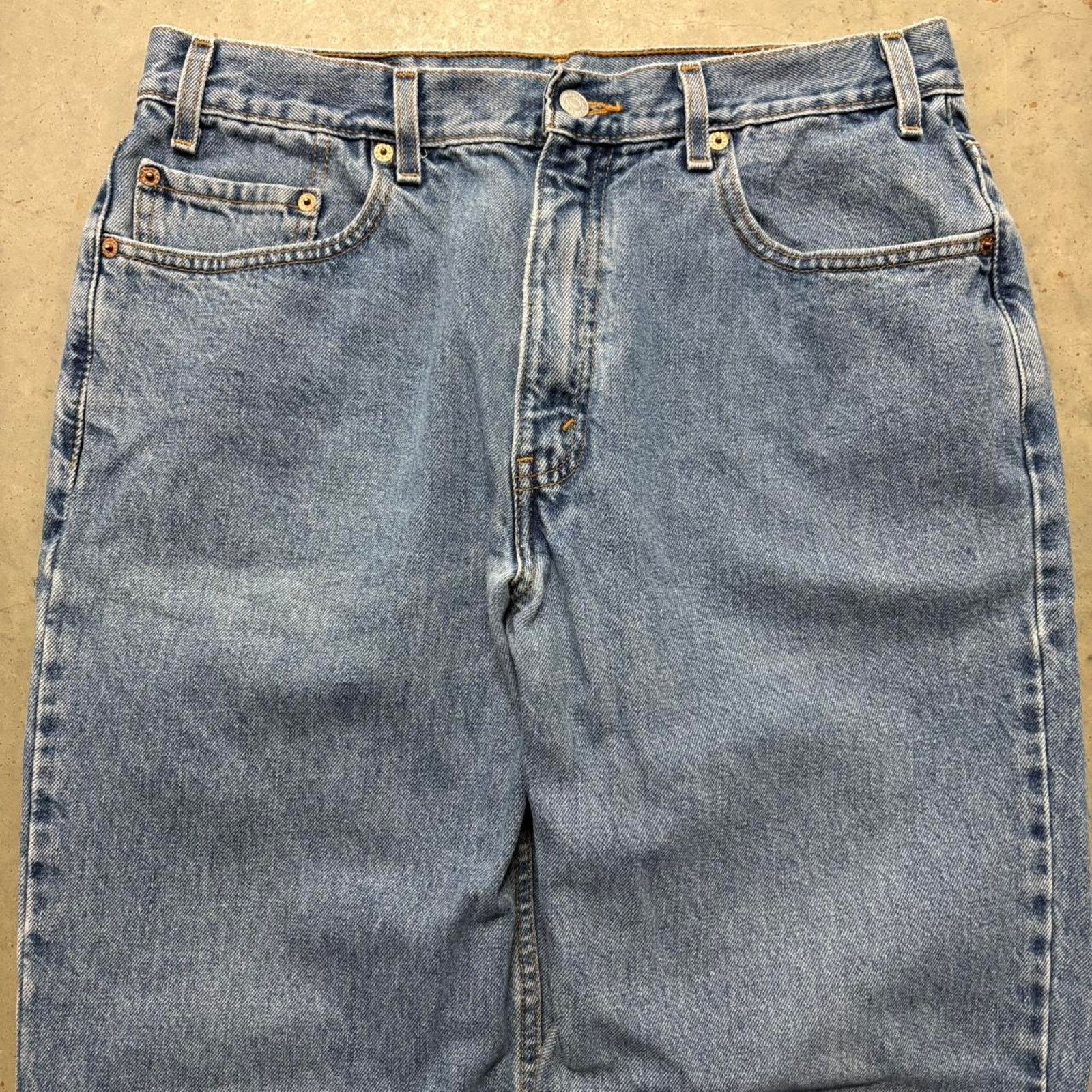 Japanese Brand × Levi's × Vintage Crazy Vintage Y2K Levi's 550 Relaxed Baggy Loose Denim Jeans Size US 36 / EU 52 - 2 Thumbnail