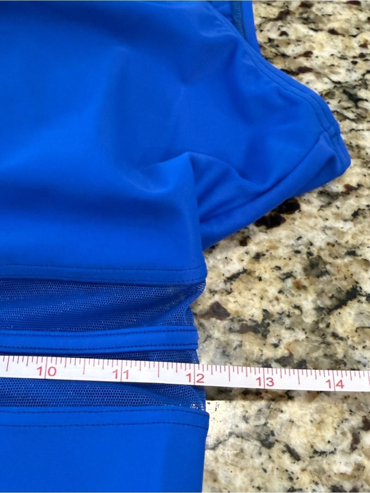 Speedo Speedo one piece swimsuit in royal blue bra cups SZ 12 Size ONE SIZE - 8 Thumbnail