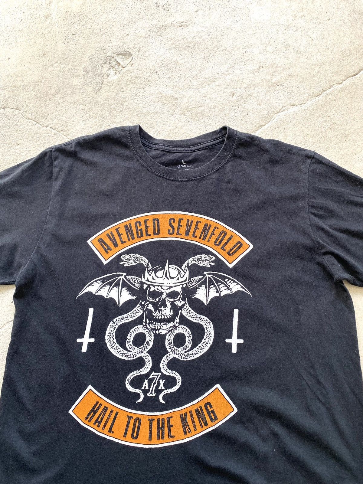 Band Tees Vintage Avenged Sevenfold Band Rock T Shirt Size US L / EU 52-54 / 3 - 2 Thumbnail