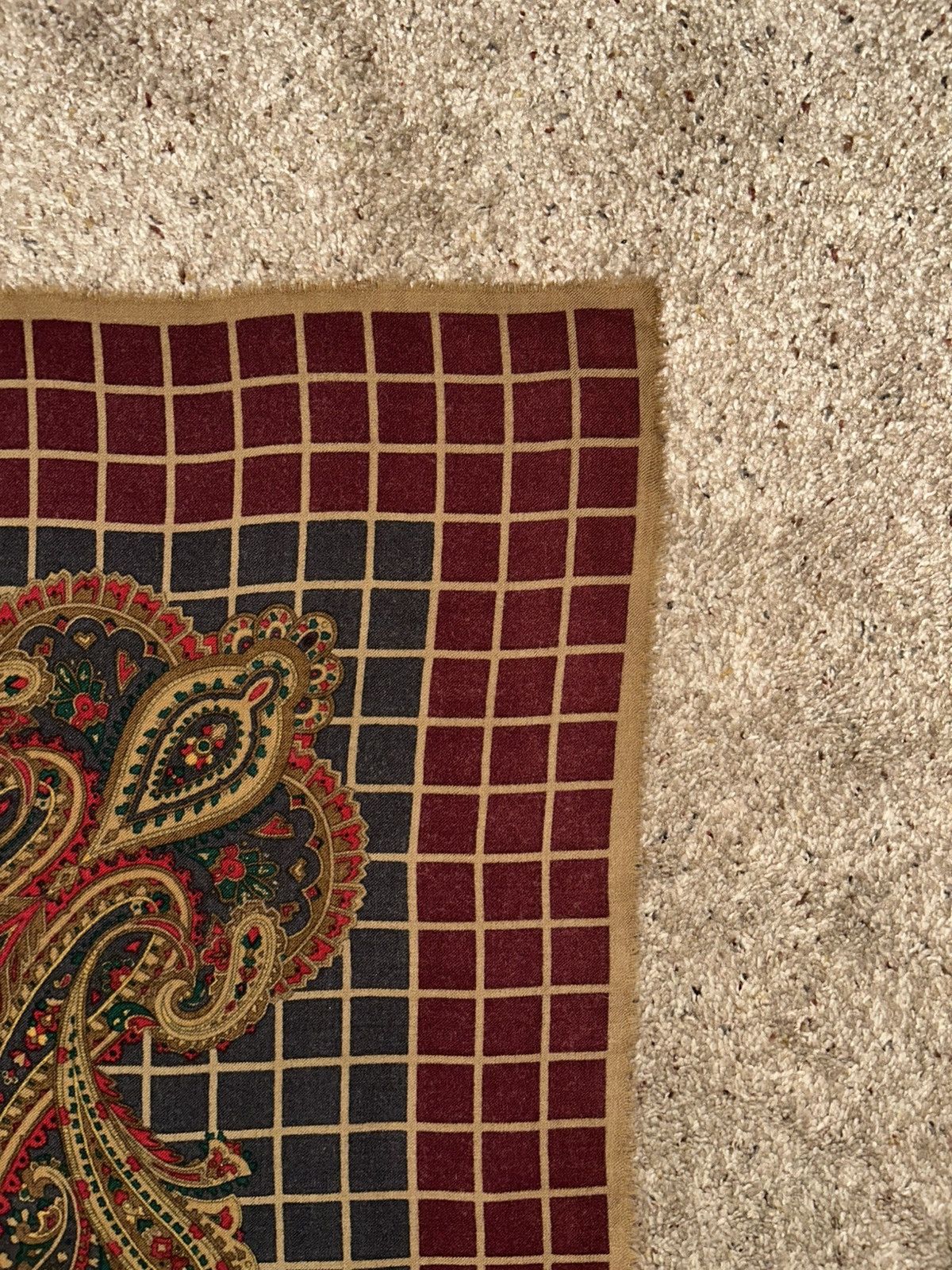 Dior Christian Dior Vintage Paisley Patterned 52x52” Scarf Size ONE SIZE - 14 Thumbnail