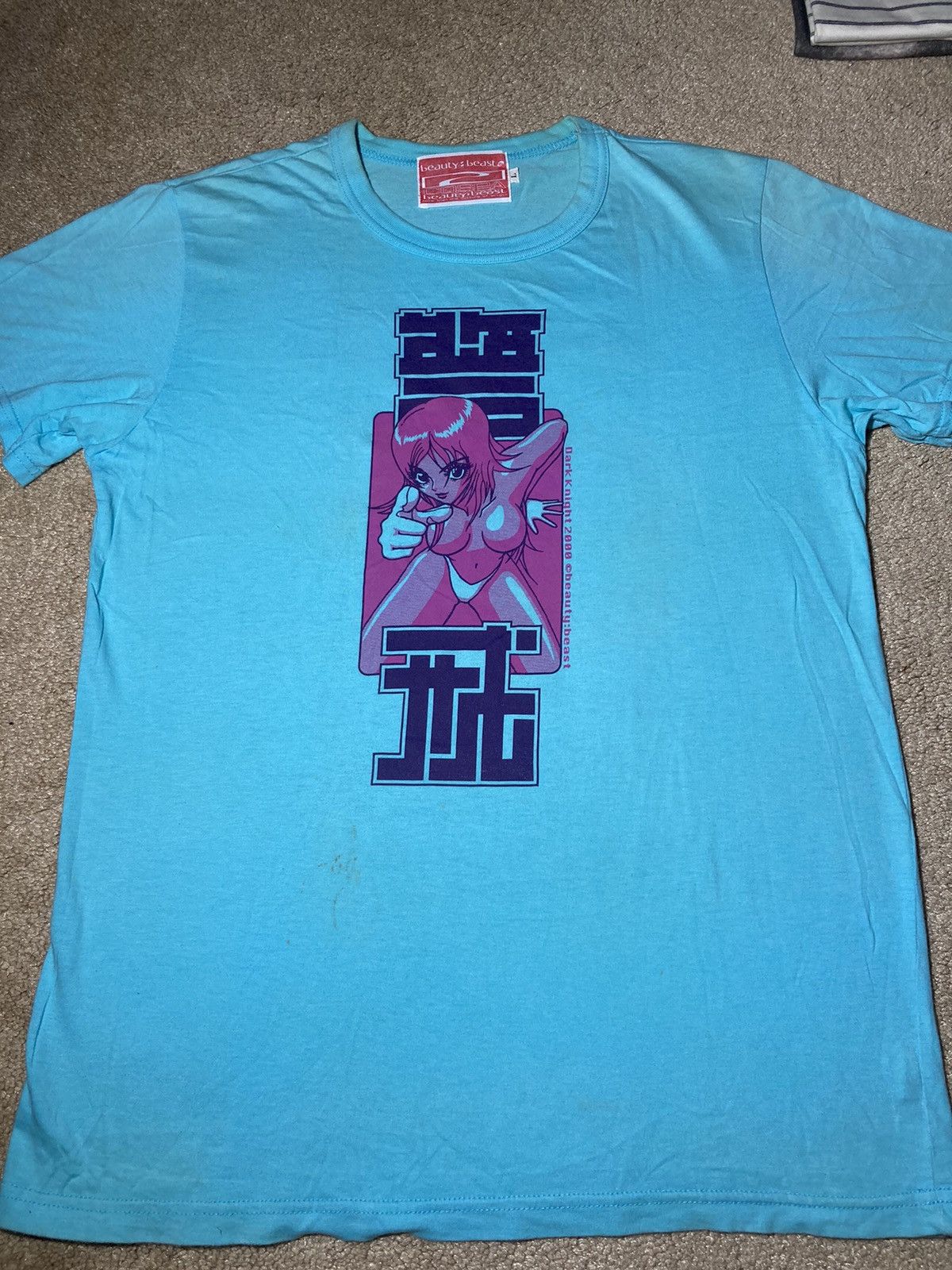 20471120 × Beauty Beast × Japanese Brand 2000 Beauty:Beast Dark Knight Anime Girl Boobs Bunny 90s Size US L / EU 52-54 / 3 - 2 Thumbnail