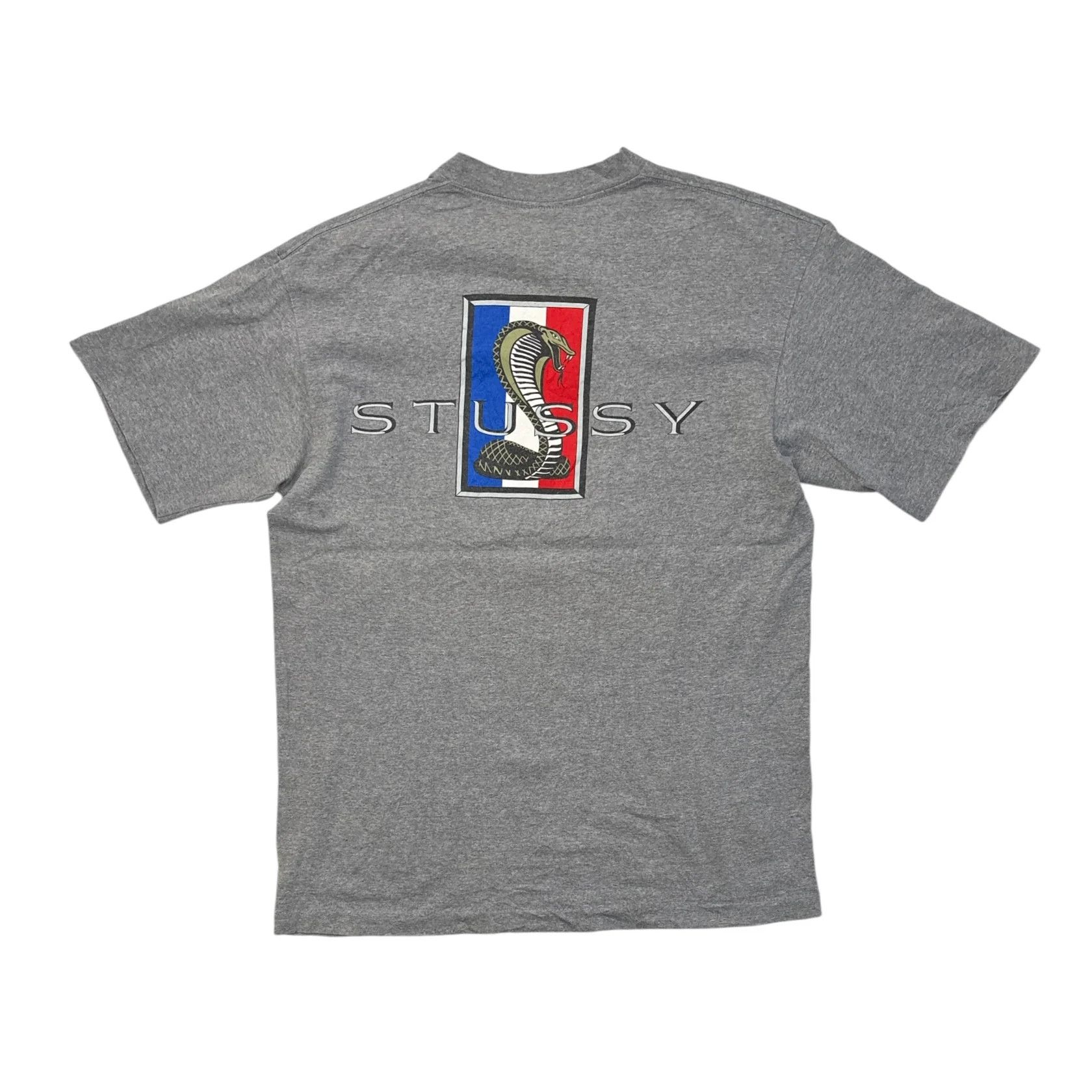 Stussy Vintage 90s Stussy Shelby Cobra Logo Parody Design Tshirts Size US L / EU 52-54 / 3 - 1 Thumbnail
