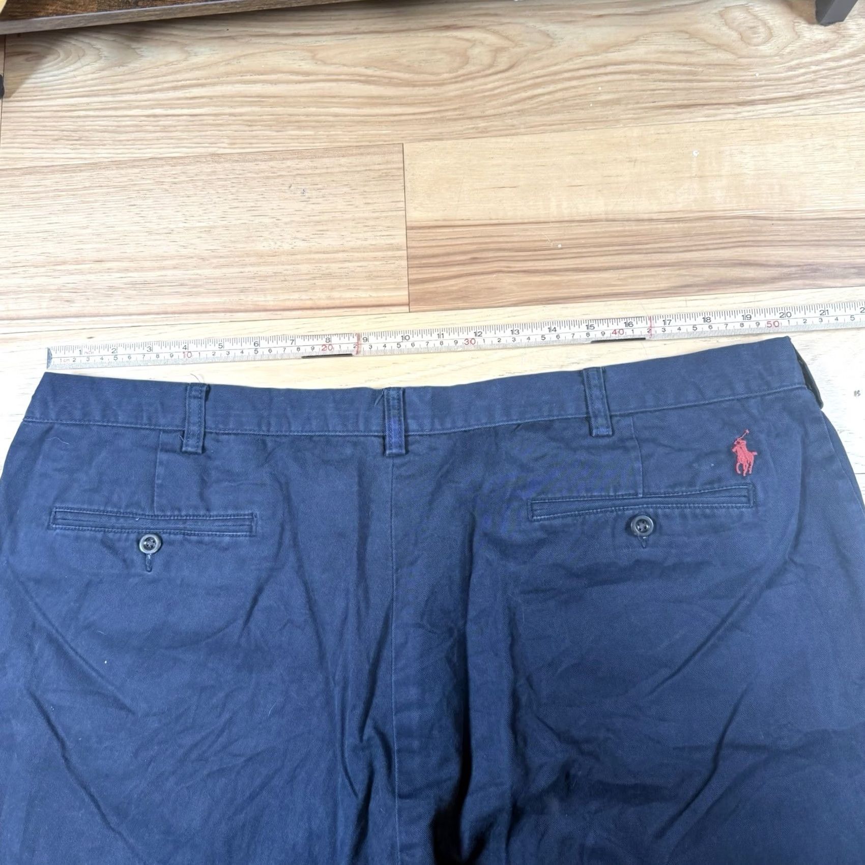 Polo Ralph Lauren VINTAGE Polo Ralph Lauren Chino Pants Mens Blue 40x36 Straight Leg Distressed 40 Blue Chino Mens Pants Size US L / EU 52-54 / 3 - 6 Thumbnail