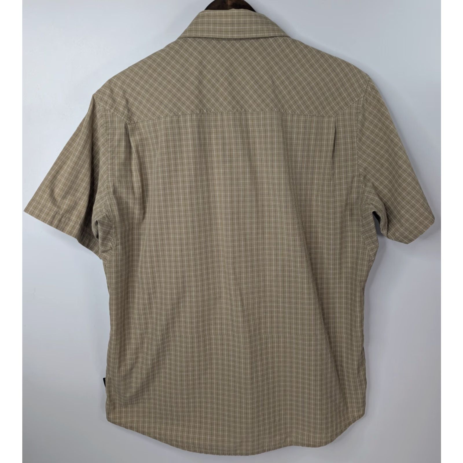Vintage Magpul Shirt Mens Large Beige Plaid Button-Up Short Sleeve Snap Casual Outdoor Military Classic. Size US L / EU 52-54 / 3 - 2 Thumbnail