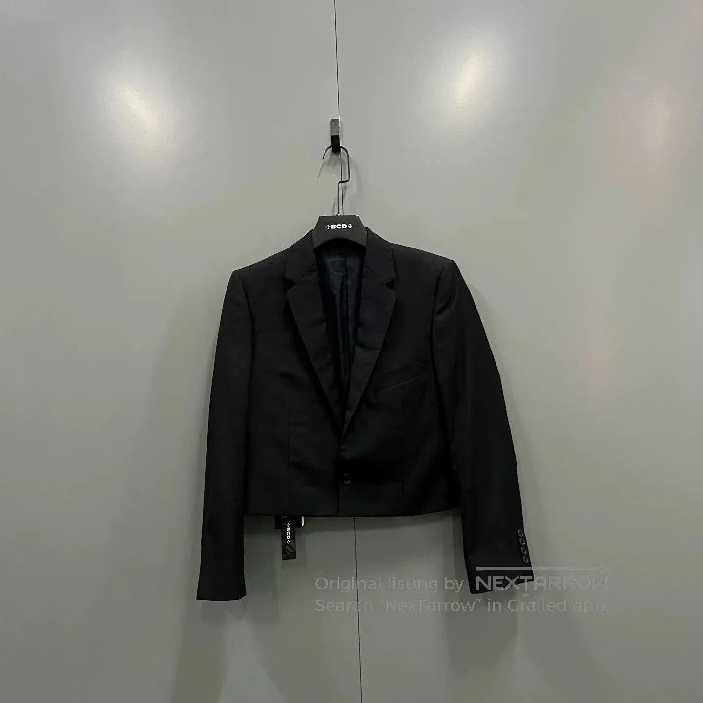Celine Celine Black Lapel Short Blazer. Size S / US 4 / IT 40 - 1 Thumbnail