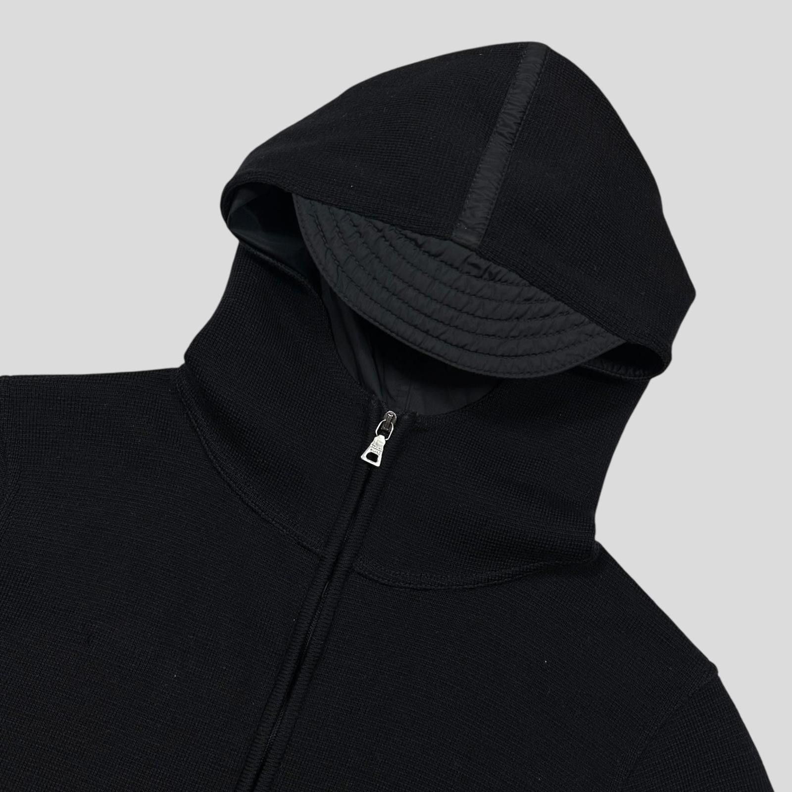 Prada Prada Sport AW00 Ninja Hood Nylon Panel Tech Cardigan - XS/S Size US XS / EU 42 / 0 - 2 Thumbnail
