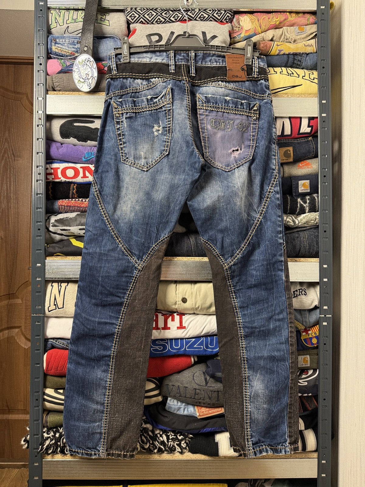If Six Was Nine Vintage y2k Kapital style patchwork jeans avant garde Y2k Size US 32 / EU 48 - 2 Thumbnail