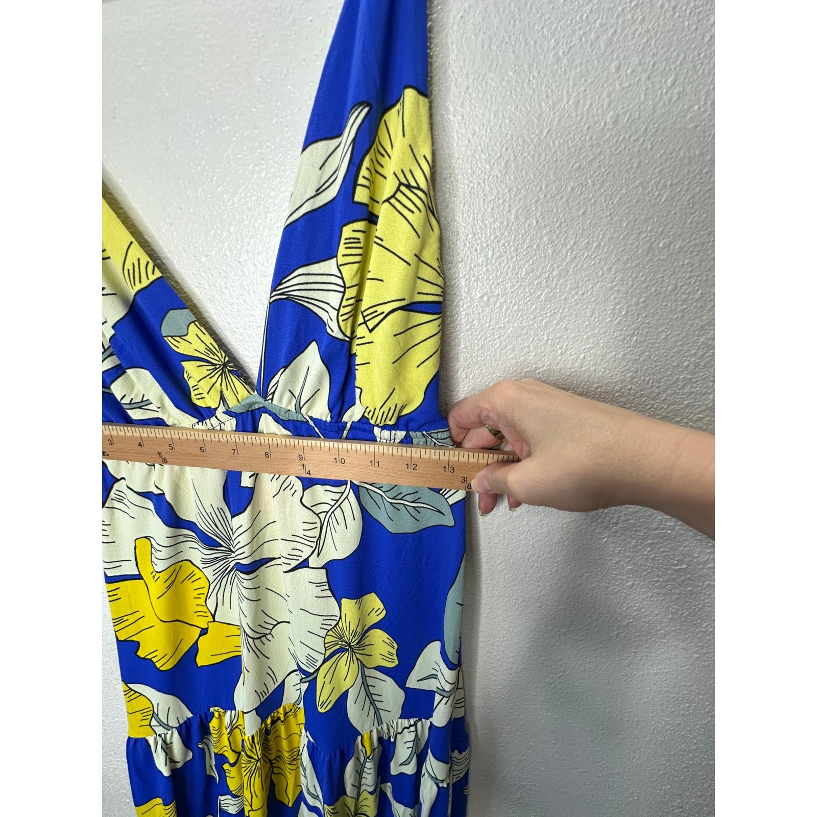 Other Maaji Yellow White Blue SandCastle Sleeveless Maxi Dress S Size S / US 4 / IT 40 - 15 Thumbnail
