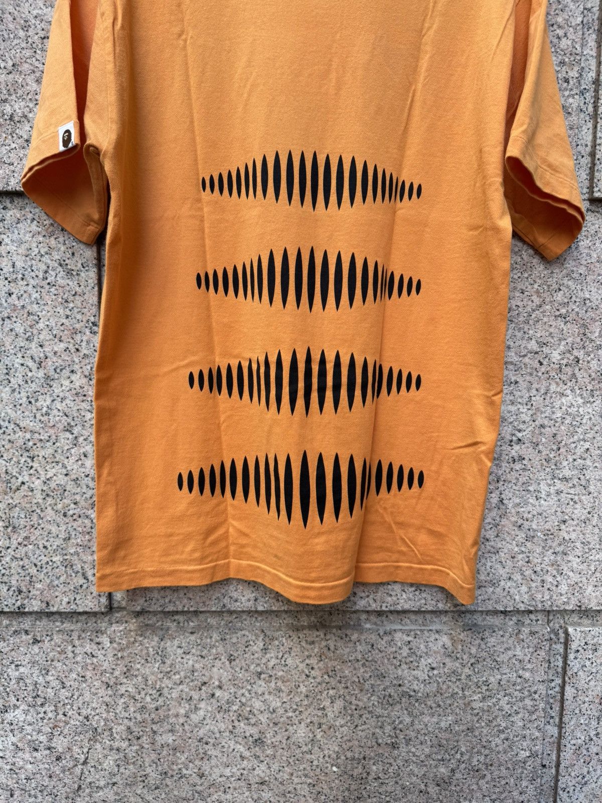 Bape A bathing ape BAPE X Garfield tee orange L Size US L / EU 52-54 / 3 - 11 Thumbnail
