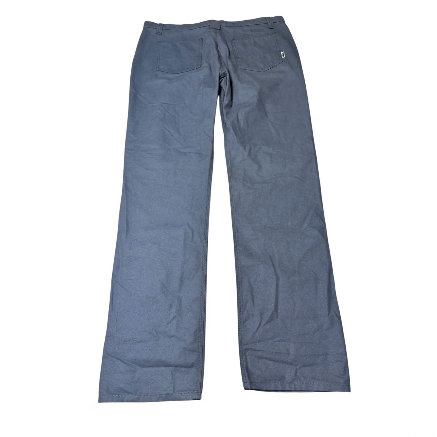 Vintage Edgevale North Coast Pants Mens W38 L36 Blue Gray Cotton Canvas Chino 5-Pocket Straight Regular Vintage No Size US 38 / EU 54 - 5 Thumbnail