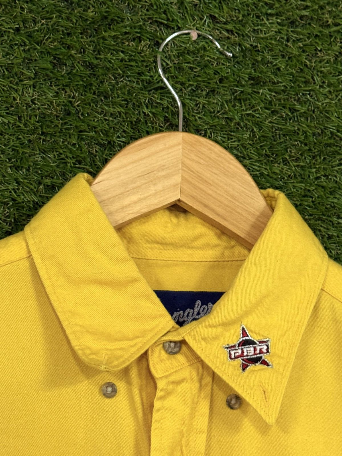 Wrangler Vintage Wrangler Bull Rider Yellow 90s Cowboy Western Shirt Size US M / EU 48-50 / 2 - 3 Thumbnail