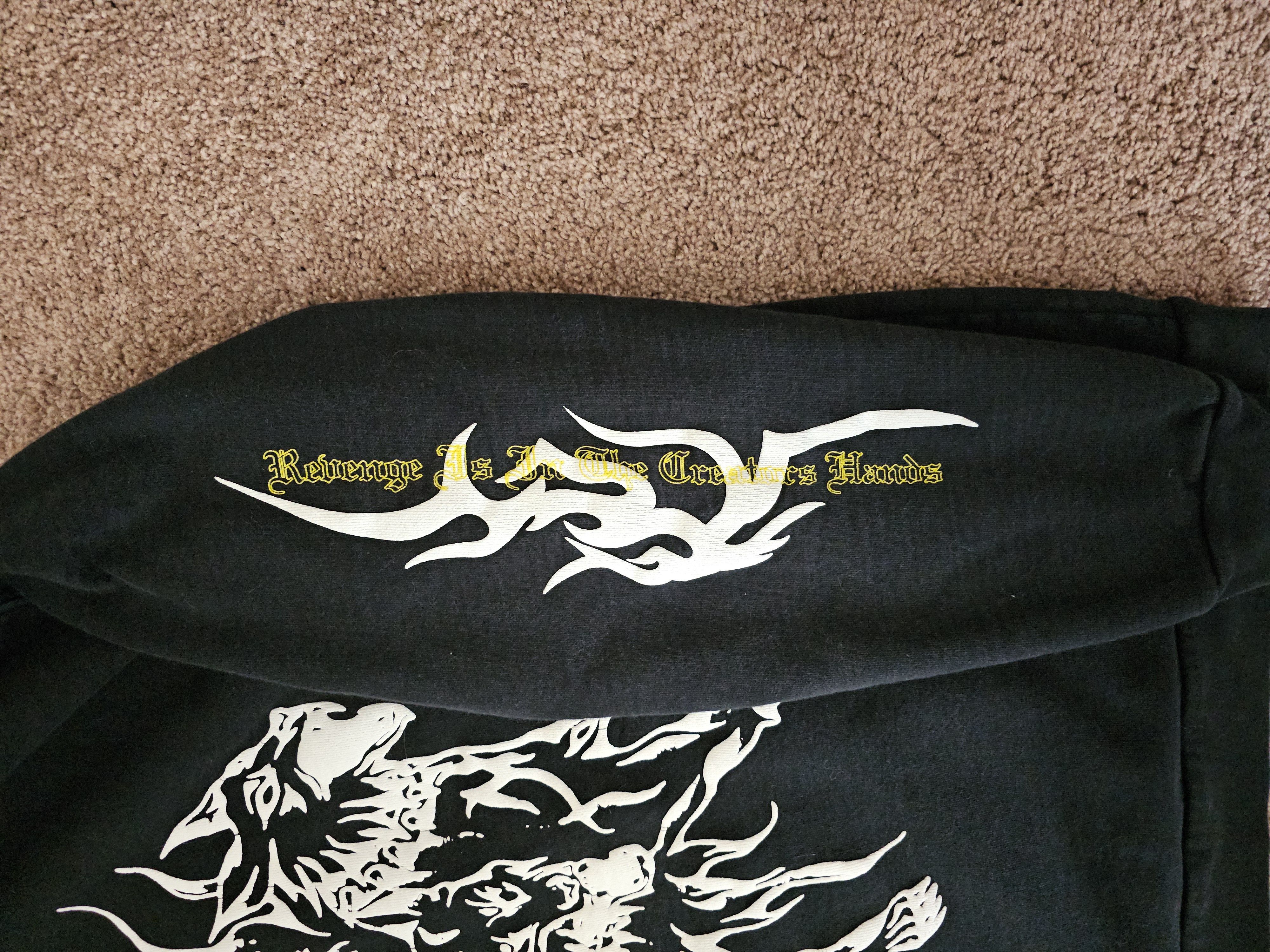Revenge REVENGE CITY MORGUE YELLOW LIGHTNING HOODIE Size US XXL / EU 58 / 5 - 3 Thumbnail