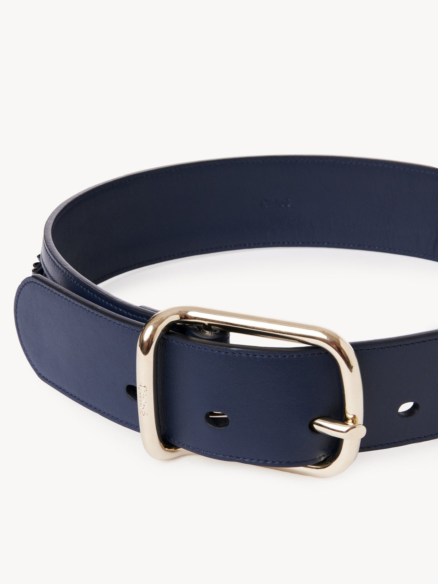 Chloe o1loc1c0425 CHC22 Size: OS / Joe Weaved Belt in Navy Blue Size ONE SIZE - 2 Thumbnail