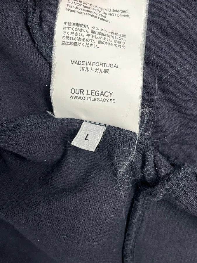 Our Legacy SS2016 Our Legacy Navy Interlock Zip-up Jacket Size US M / EU 48-50 / 2 - 10 Thumbnail