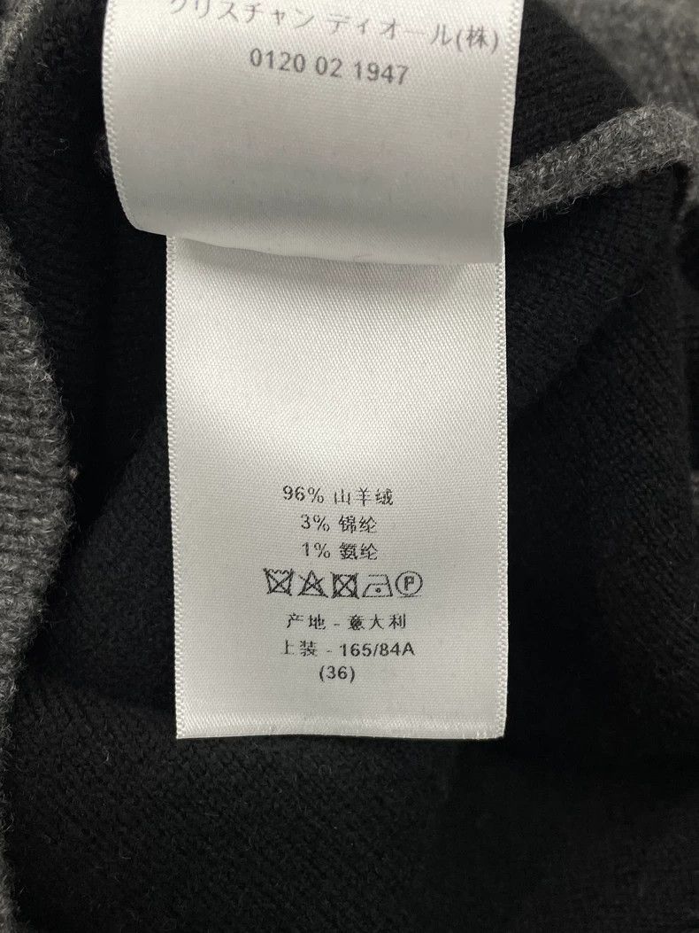 Dior Dior 8-character letter logo gray cashmere cardigan jacket Size XS / US 0-2 / IT 36-38 - 5 Thumbnail
