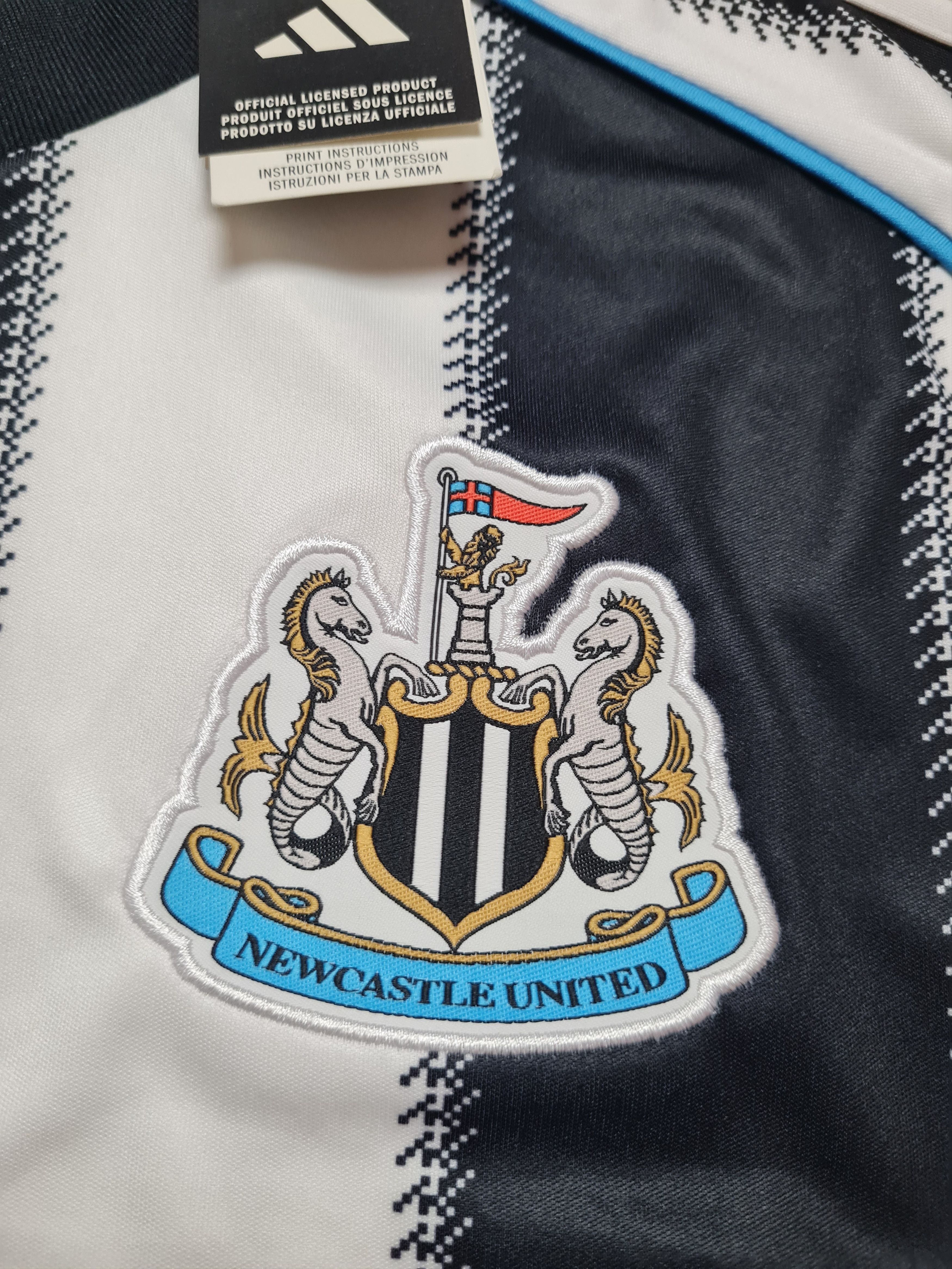 Adidas Adidas Newcastle United 24/25 Home Jersey Sela Noon JI 7382 Size US L / EU 52-54 / 3 - 8 Thumbnail