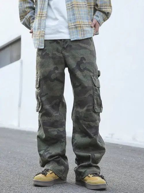 Designer Noriyo x Yuko y2k baggy cargo hiphop Camo pants Size US 32 / EU 48 - 6 Thumbnail