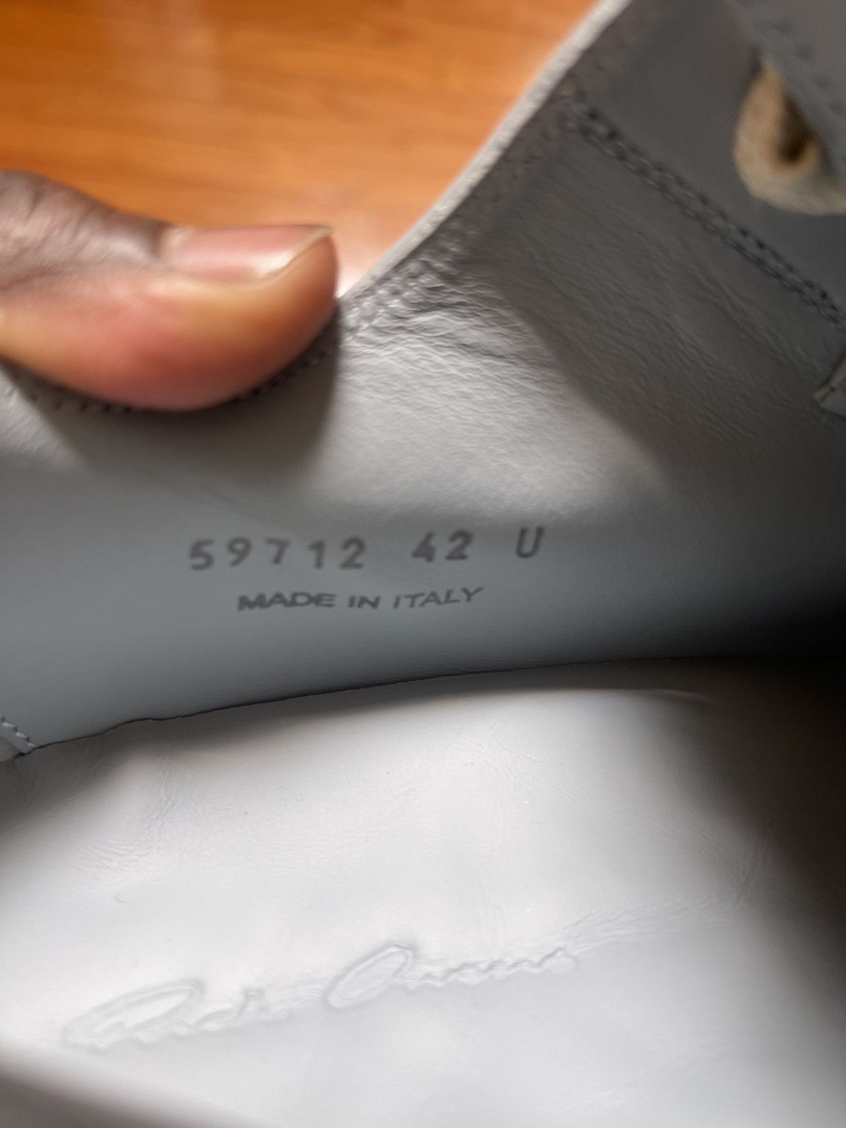 Rick Owens Rick Owens Porterville Low 'Pale Blue' Size US 9 / EU 42 - 7 Thumbnail