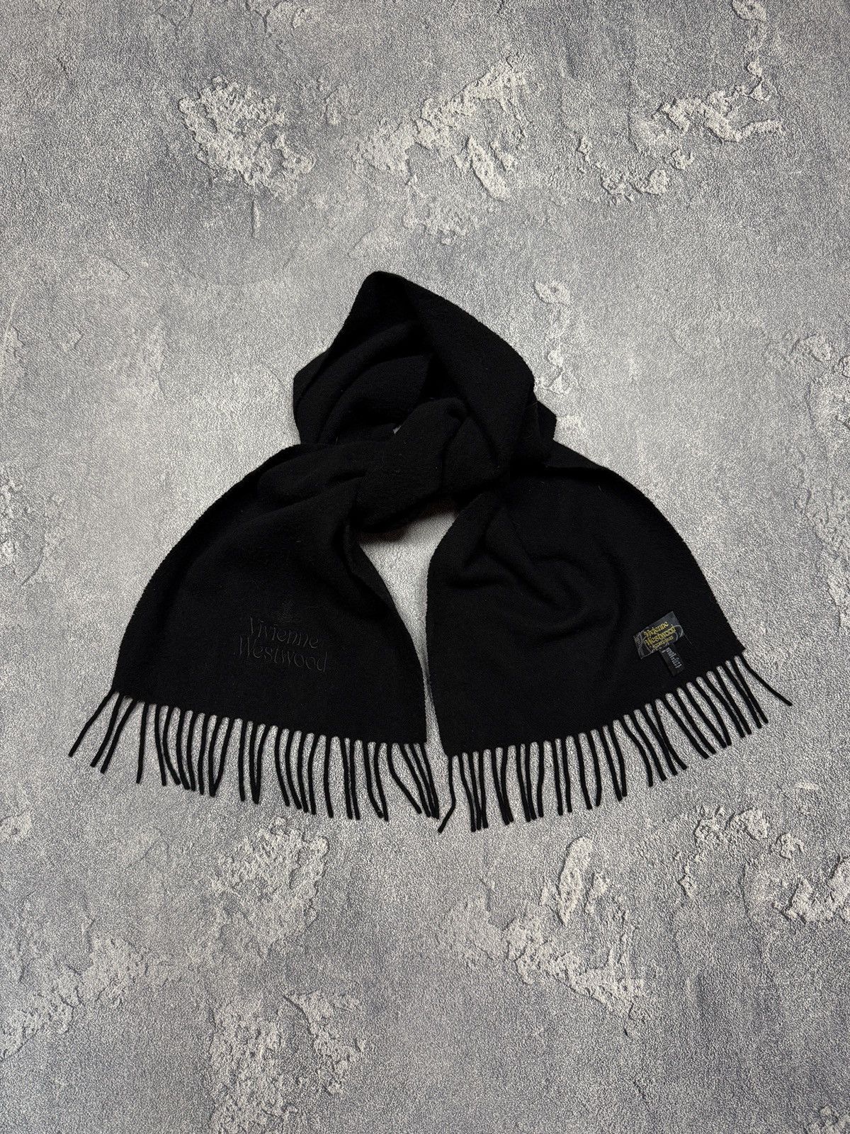 Vivienne Westwood Vivienne Westwood wool scarf big logo Size ONE SIZE - 1 Thumbnail