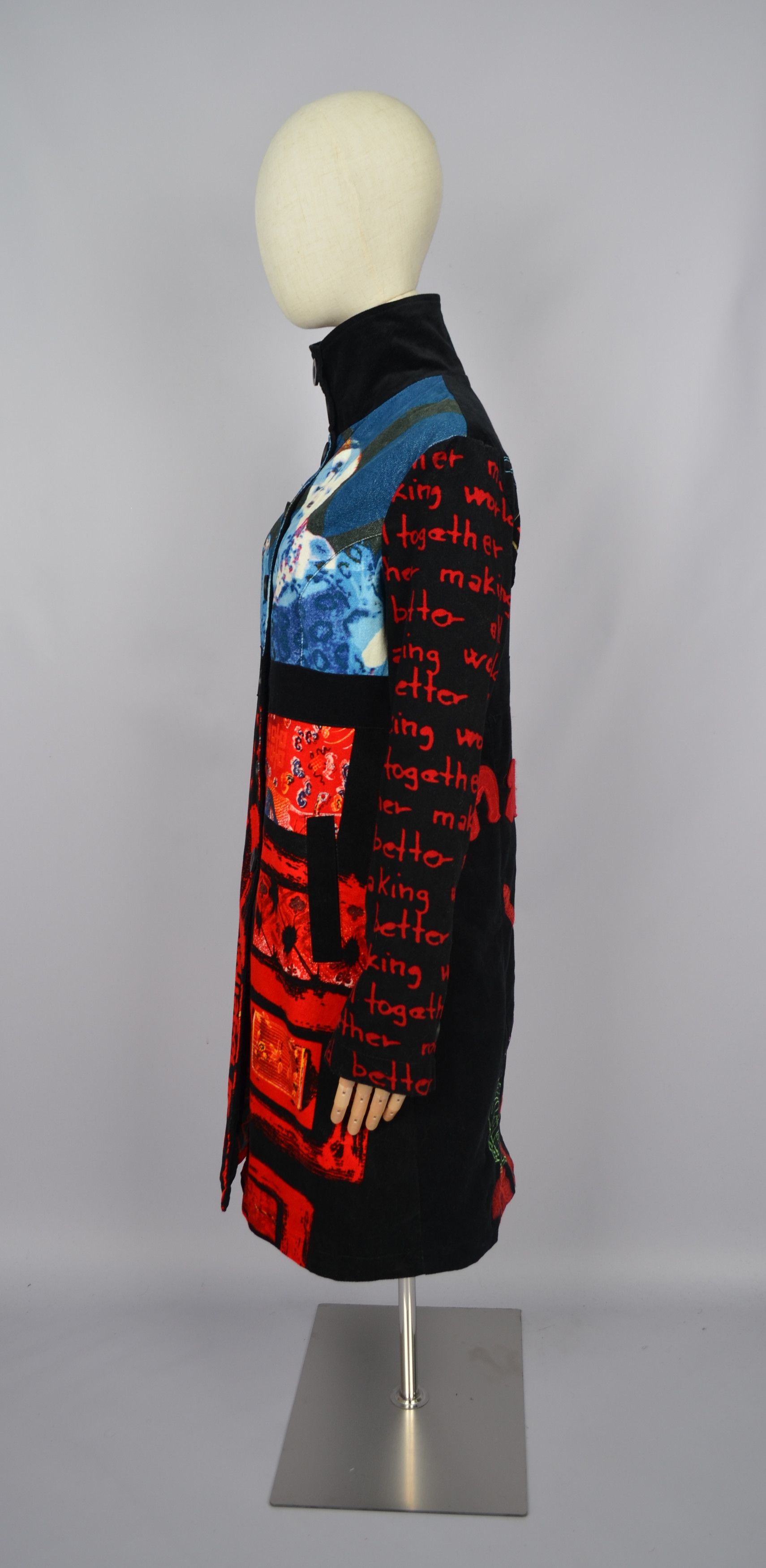Desigual Desigual Multicolored Printed Jacket Coat Size 42/L Designer Size L / US 10 / IT 46 - 6 Thumbnail