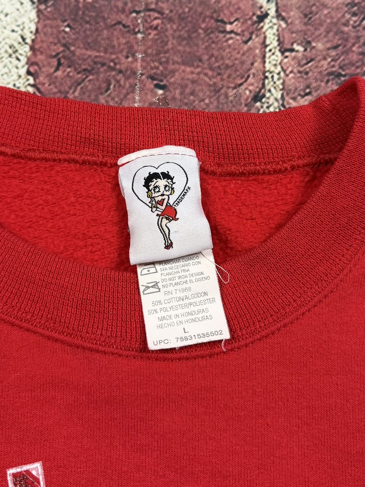 Vintage Vintage Betty Boop Be Naughty Sweatshirt Christmas Fleece Size US L / EU 52-54 / 3 - 7 Thumbnail